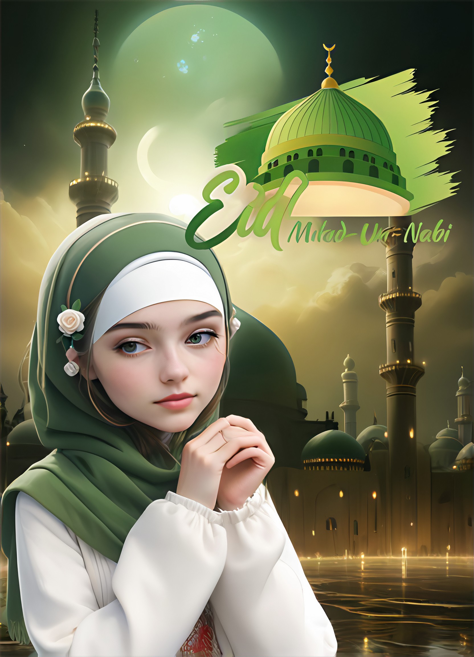 AI Milad Un Nabi art generator