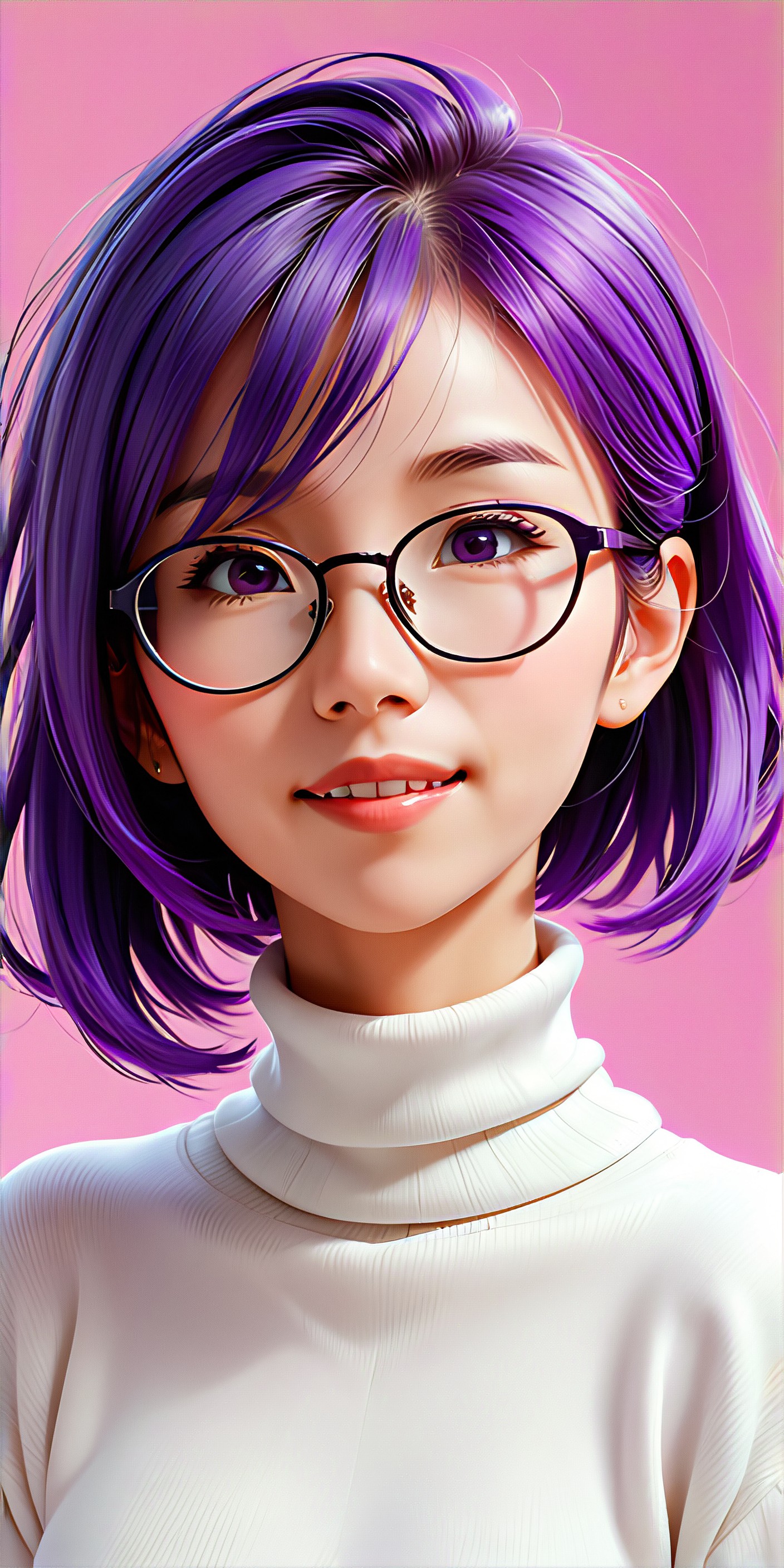 AI Light Purple Dress art generator