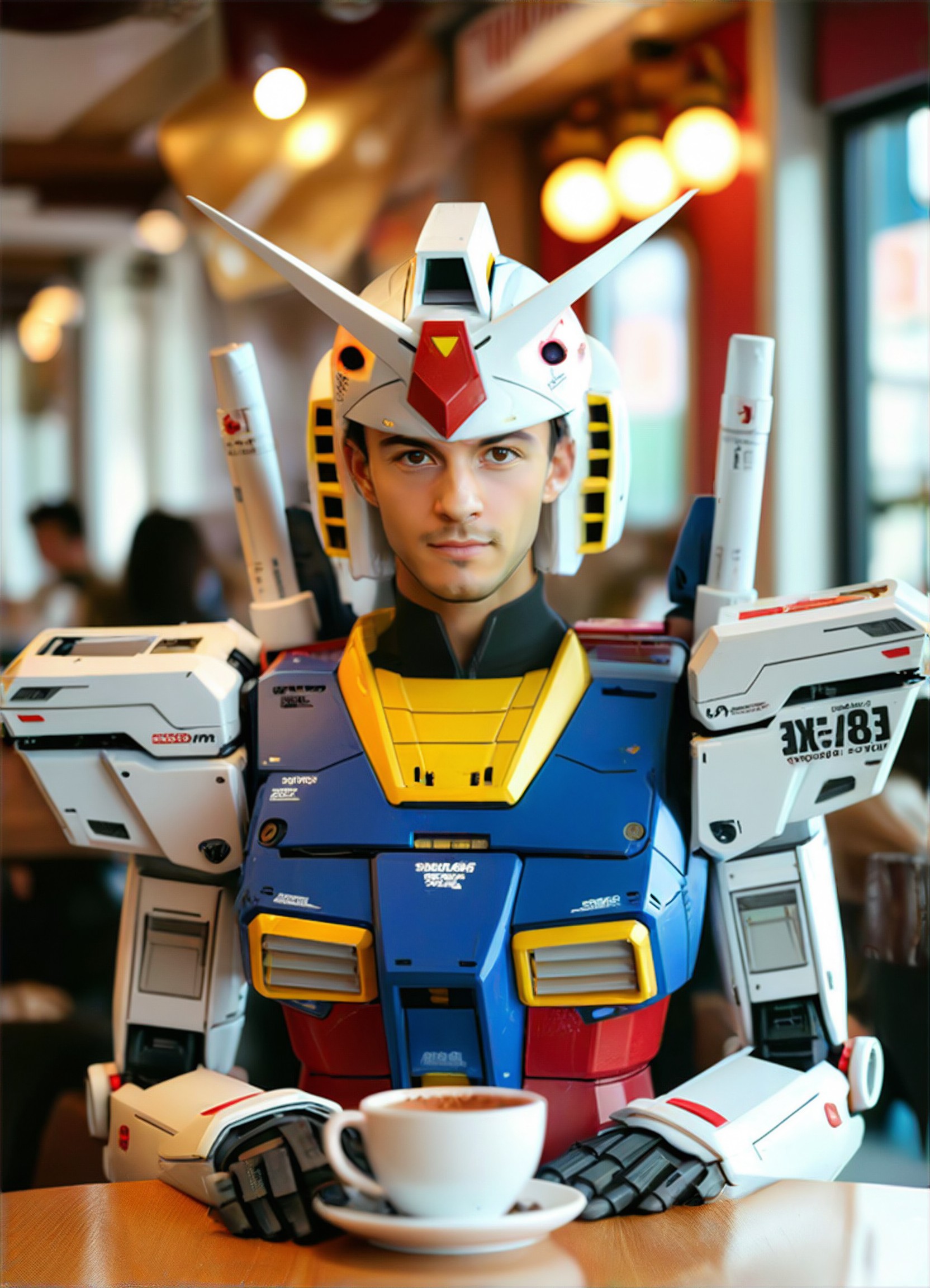 AI Gundam art generator