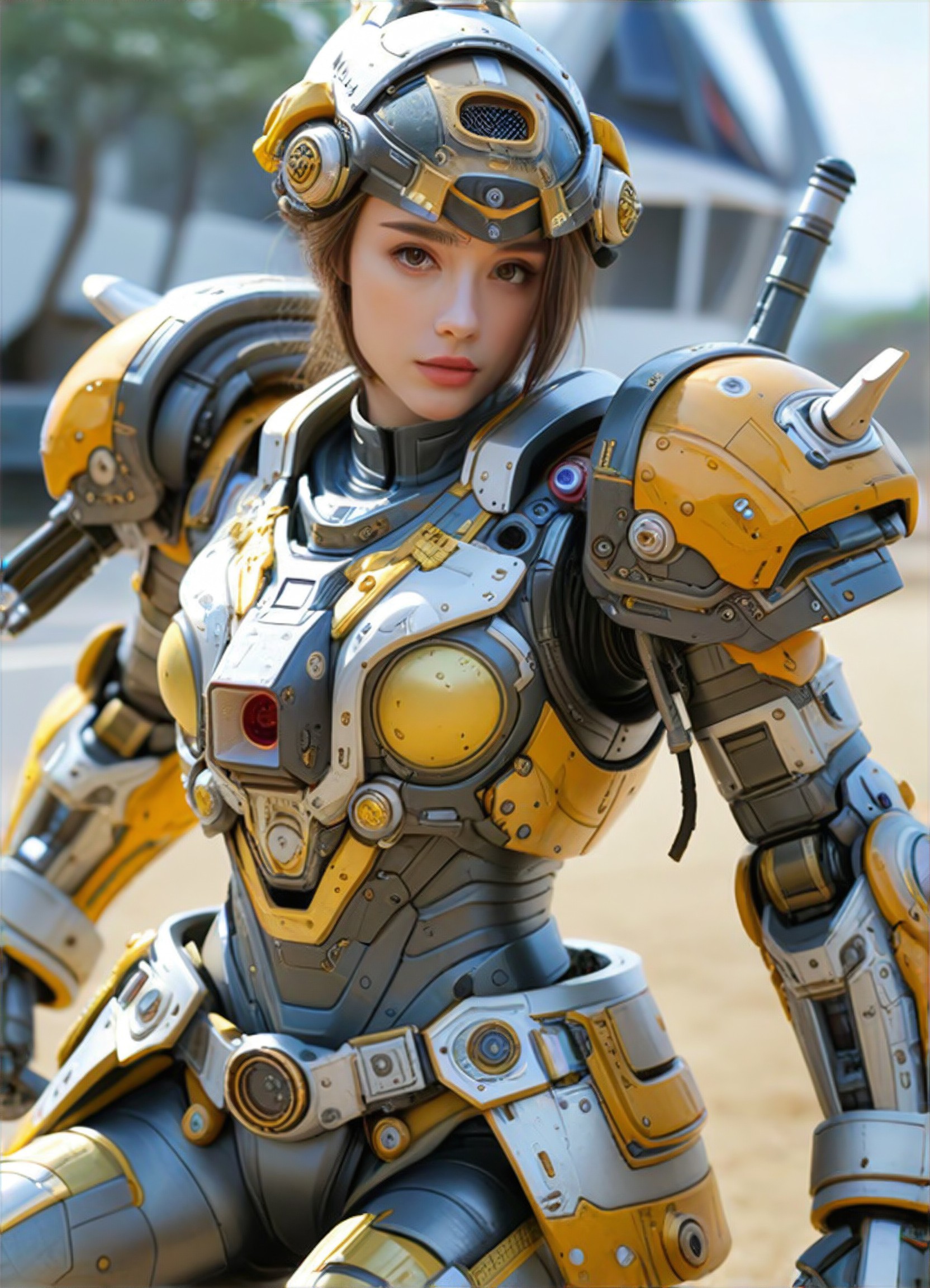a1.art-generated Golden Armor image