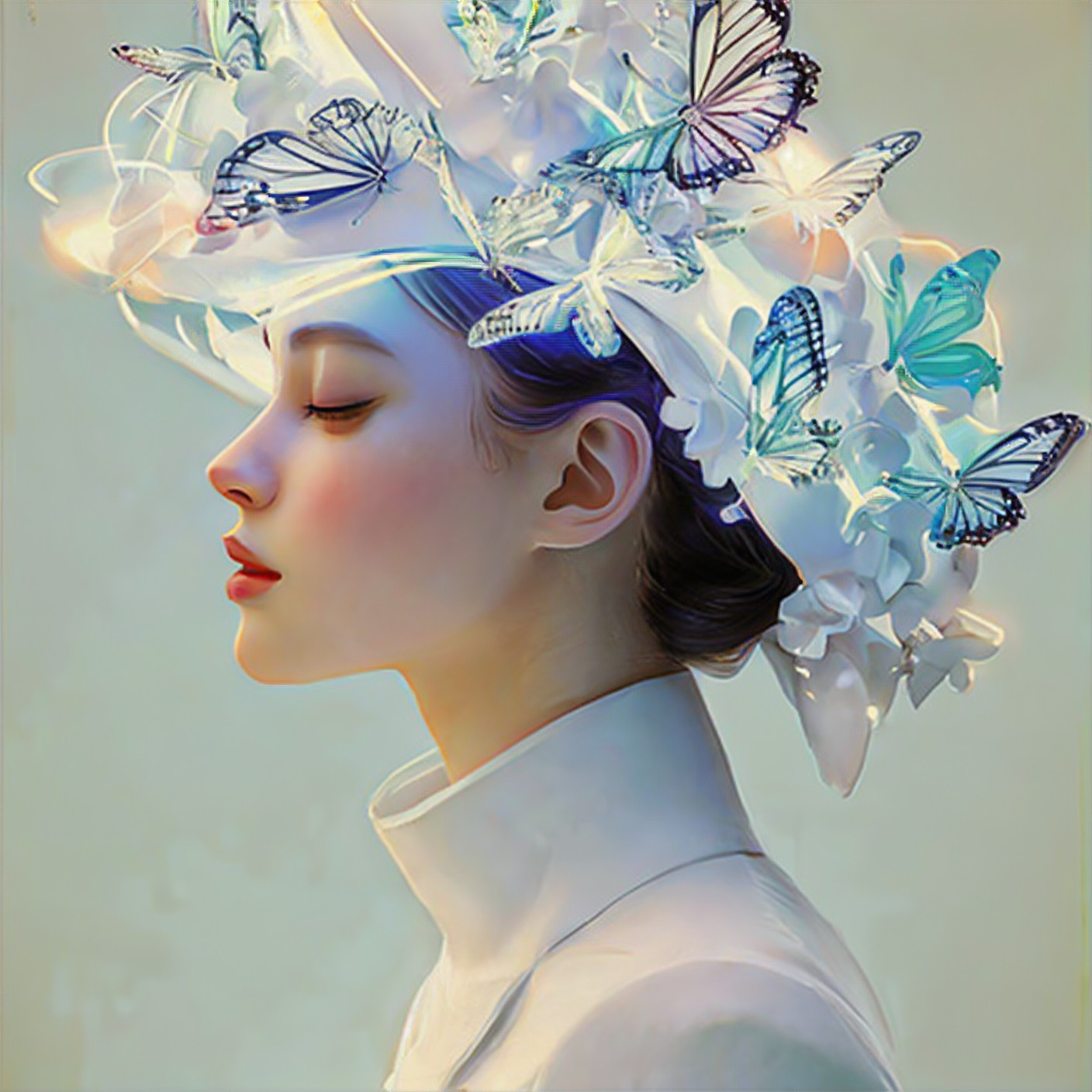 Butterfly headwear image