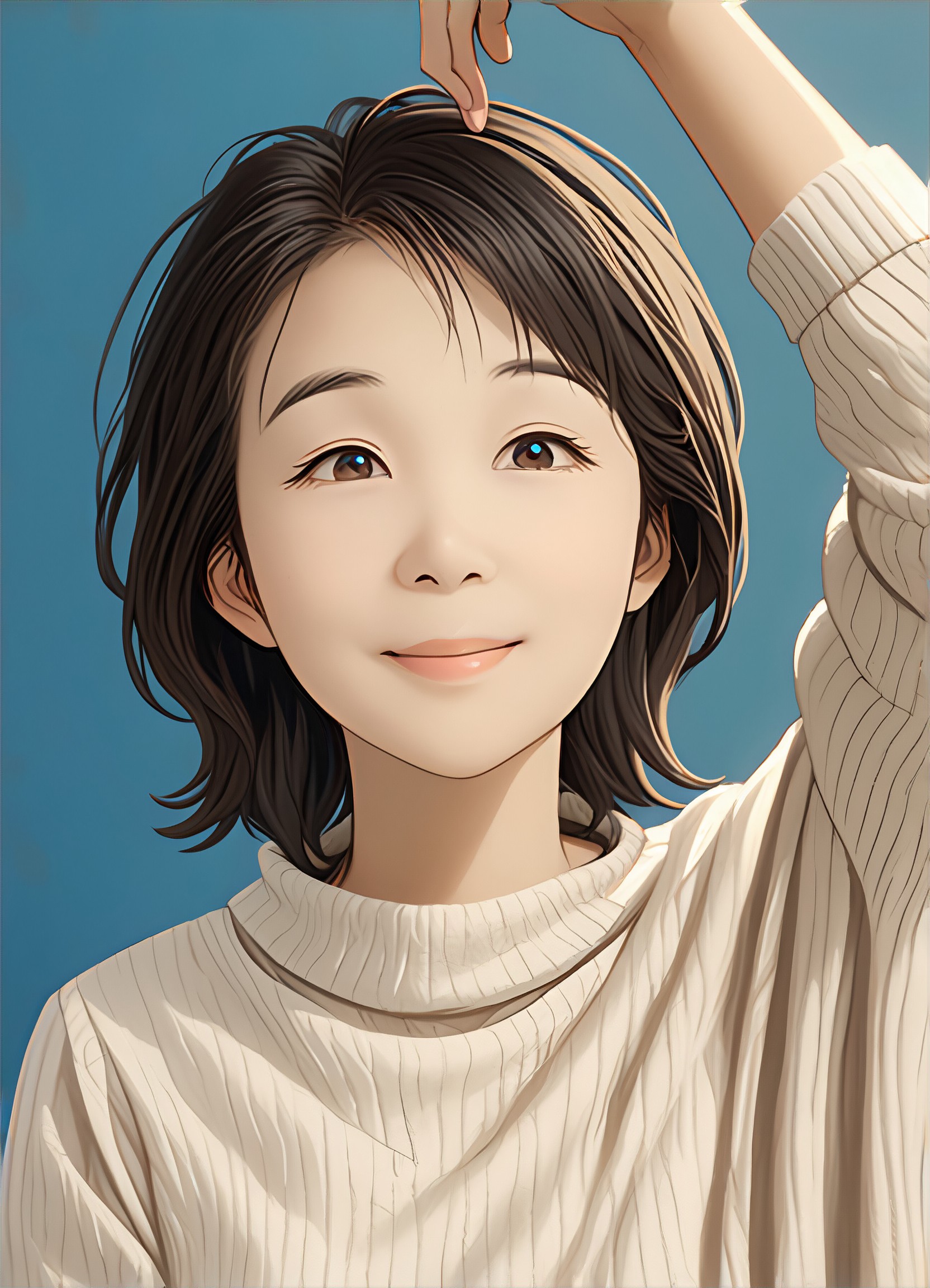 anime beautiful encounter image