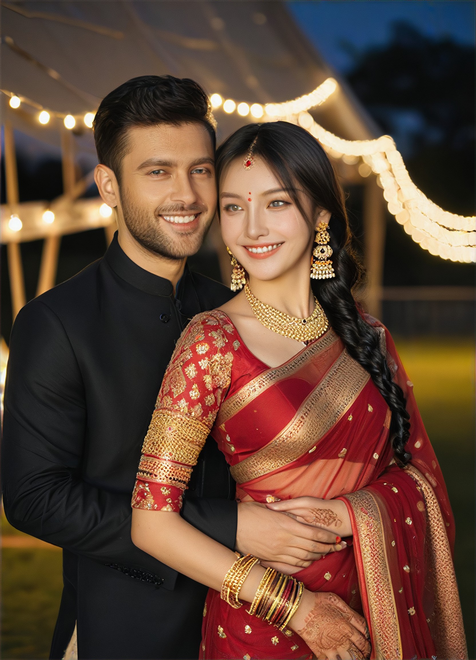 a1.art-generated Indian Couple image