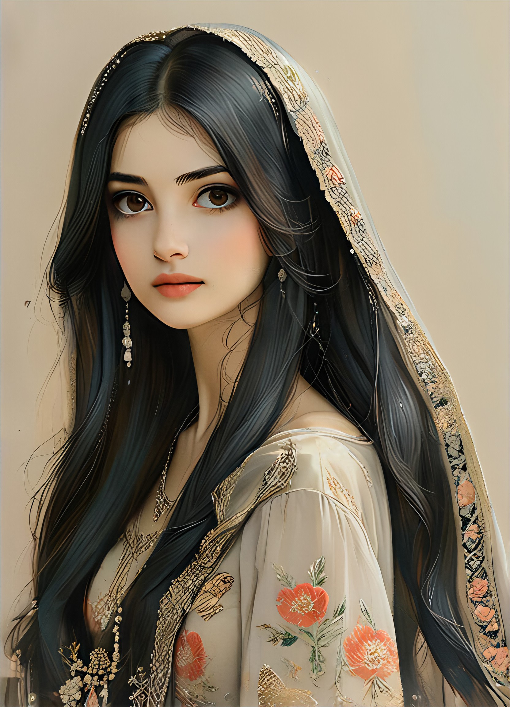 a1.art-generated Vibrant Sari image