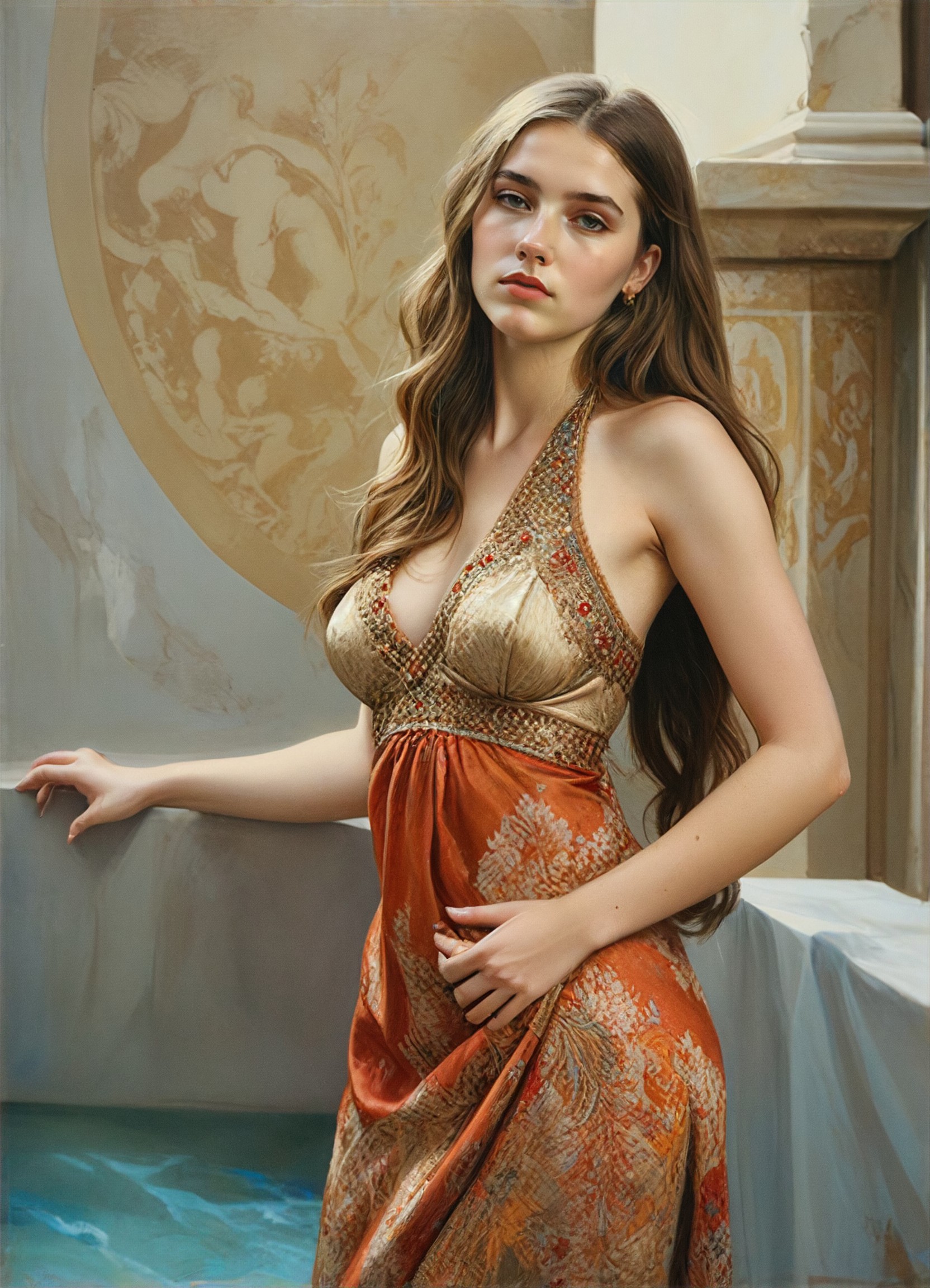 a1.art-generated Flowing Gown image