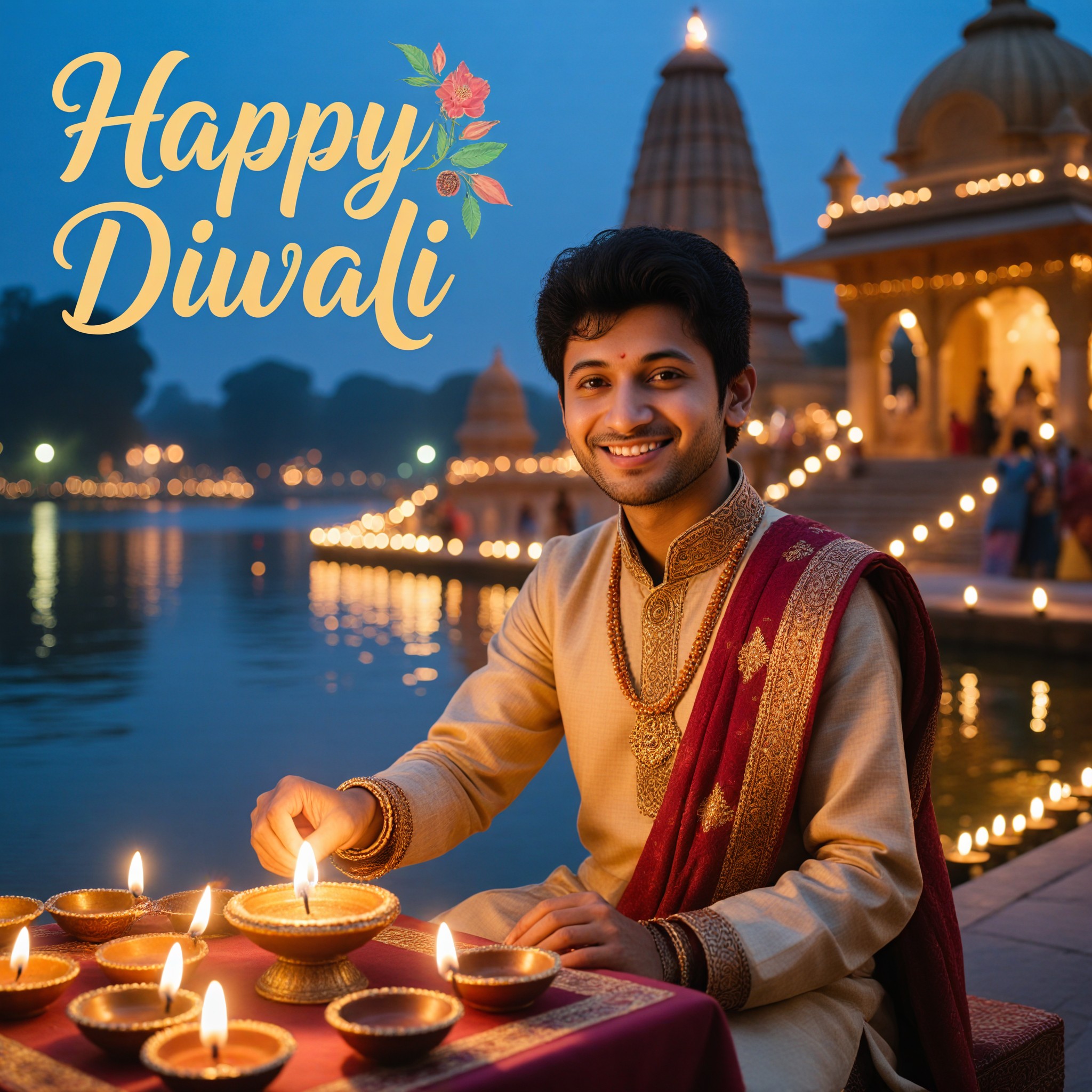 AI Diwali art generator