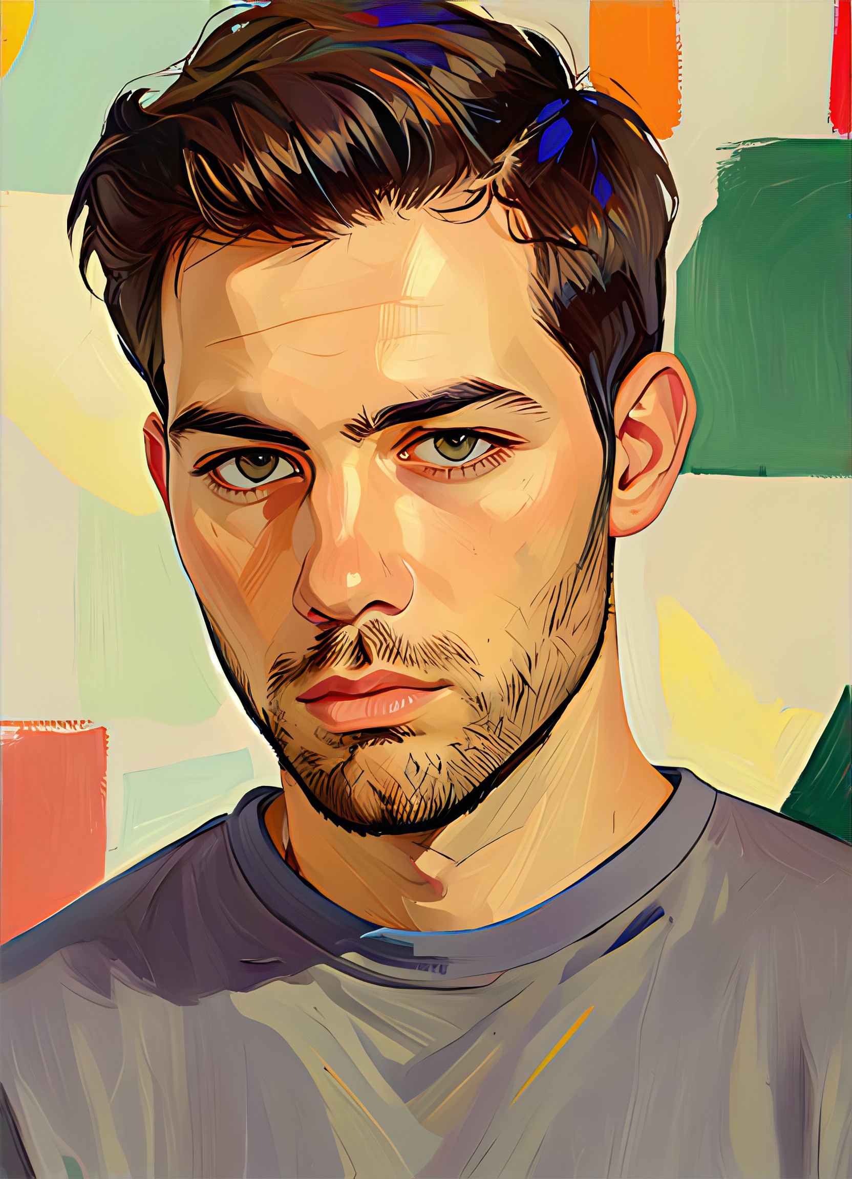AI Oil Lamps art generator