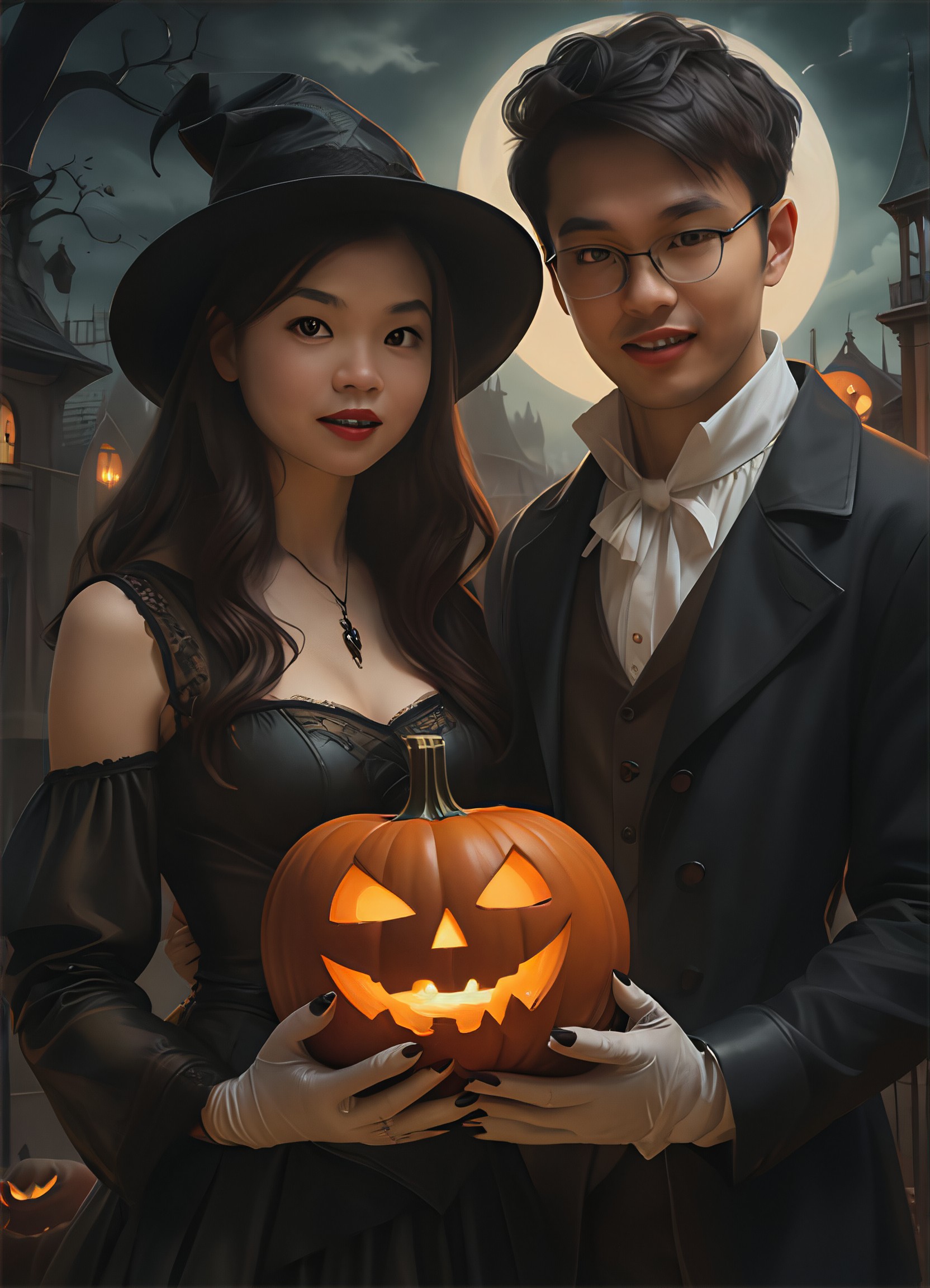 AI Halloween Decorations art generator