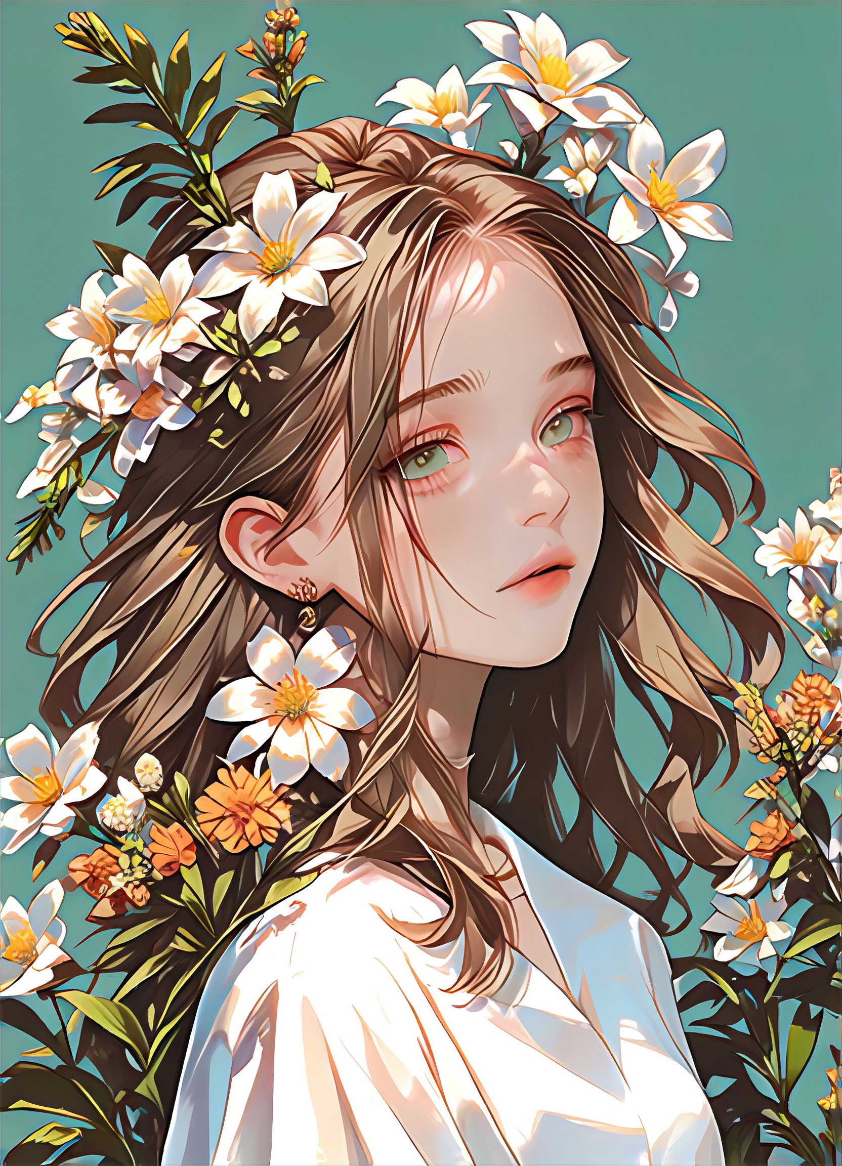 a1.art-generated Floral Dress image