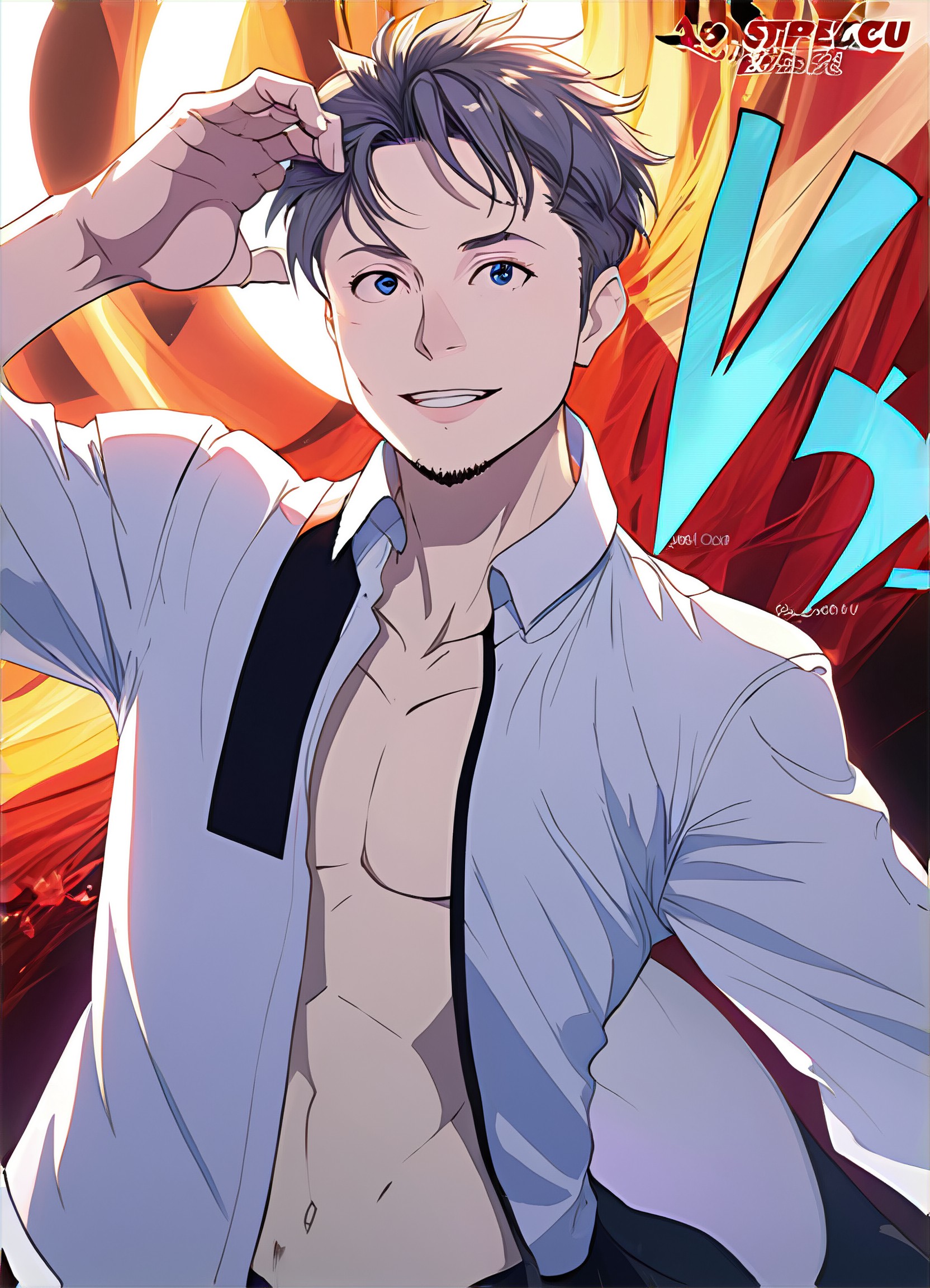 a1.art-generated Gojo image