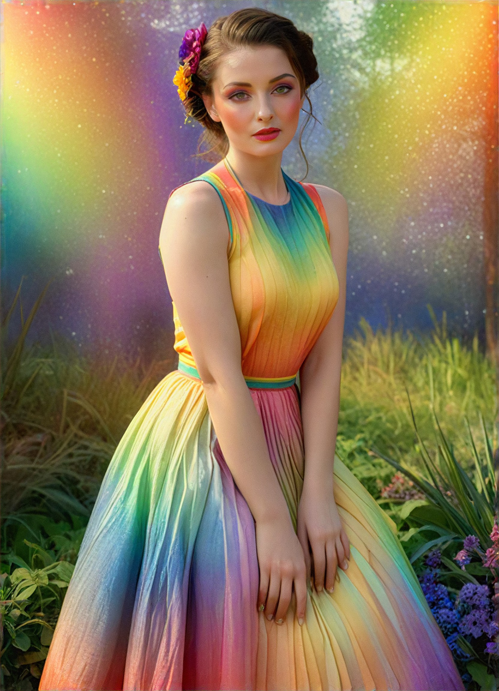 a1.art-generated Rainbow Remix image