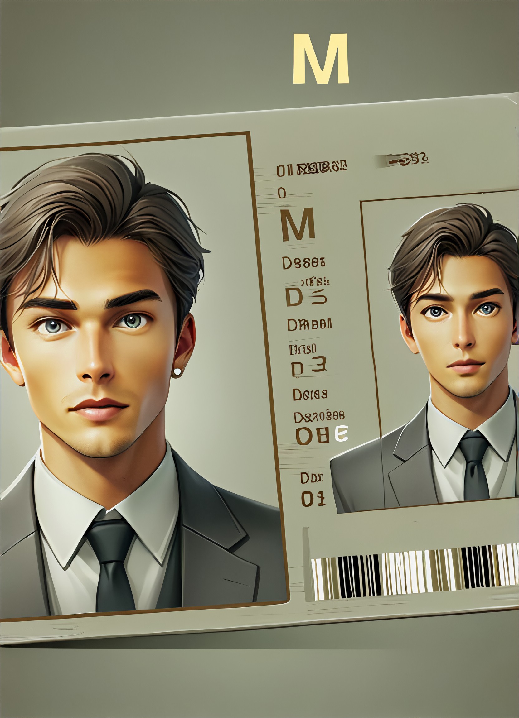 Digital clones of identification cards image