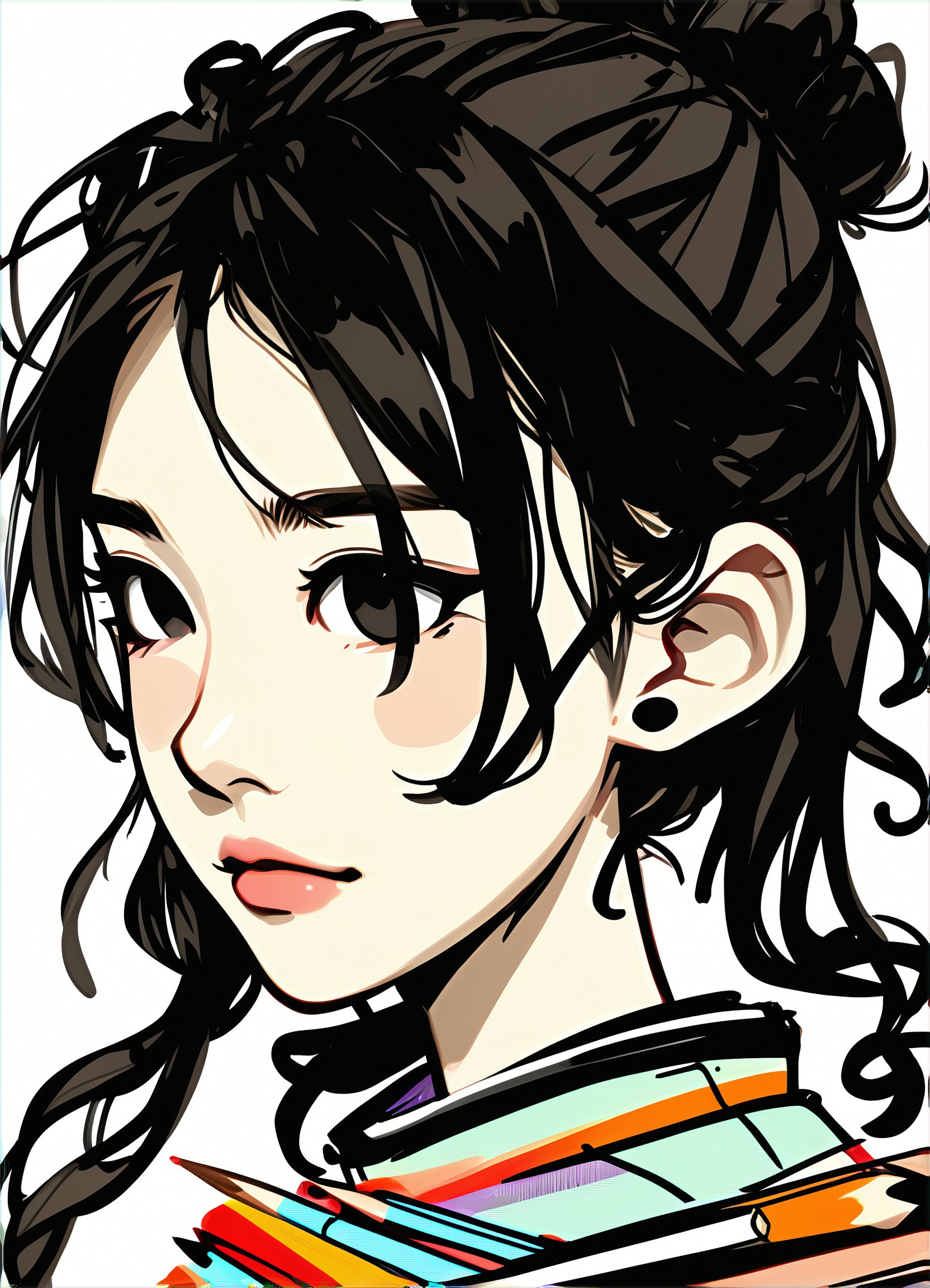 Color thick coating image