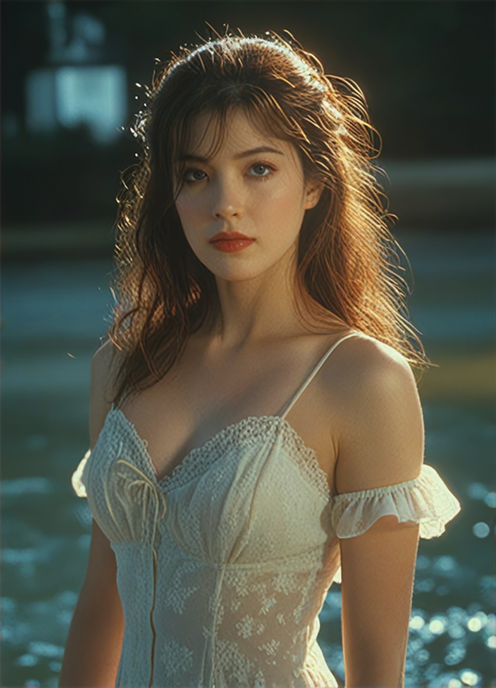 Retro Western girl image