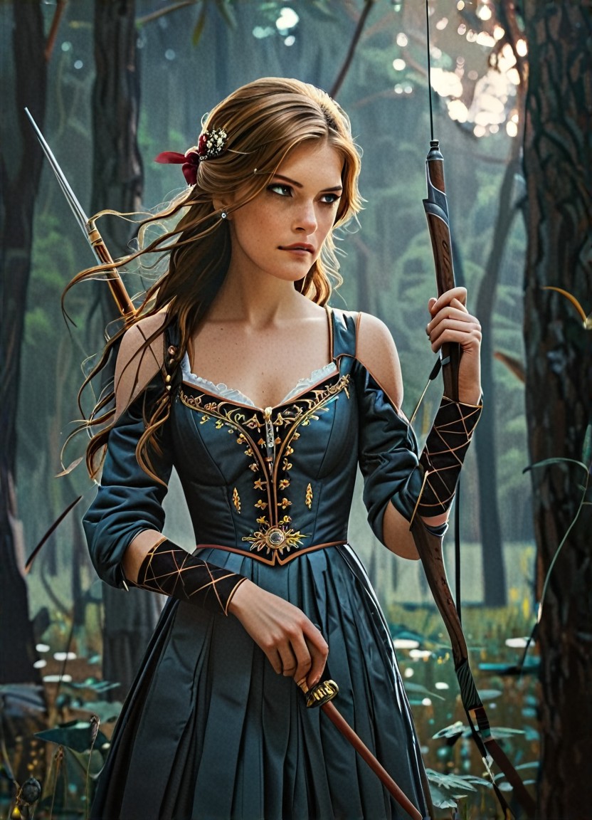 Serene, Mystery cat, Princess, Dream Art