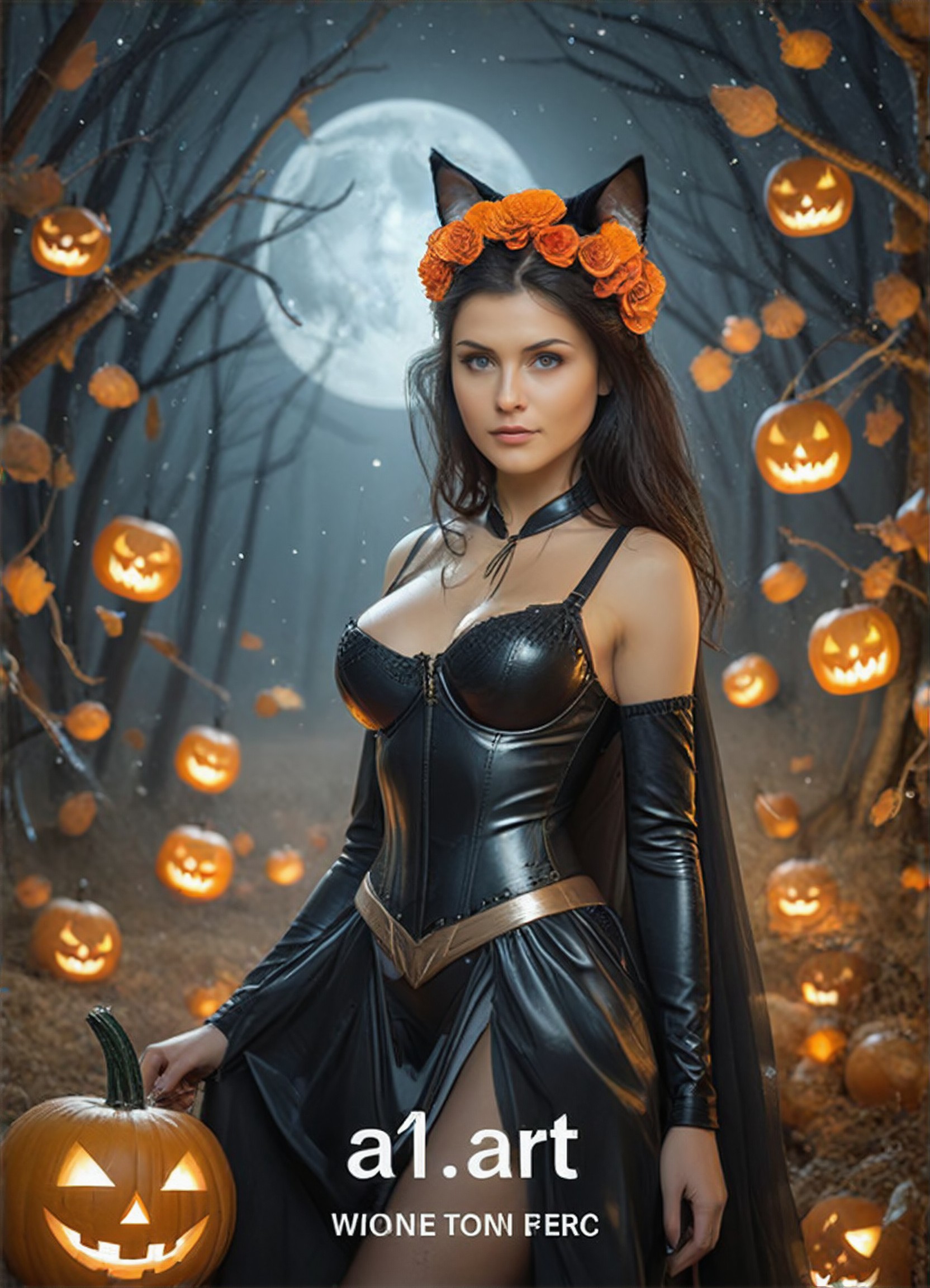 a1.art-generated Catwoman image