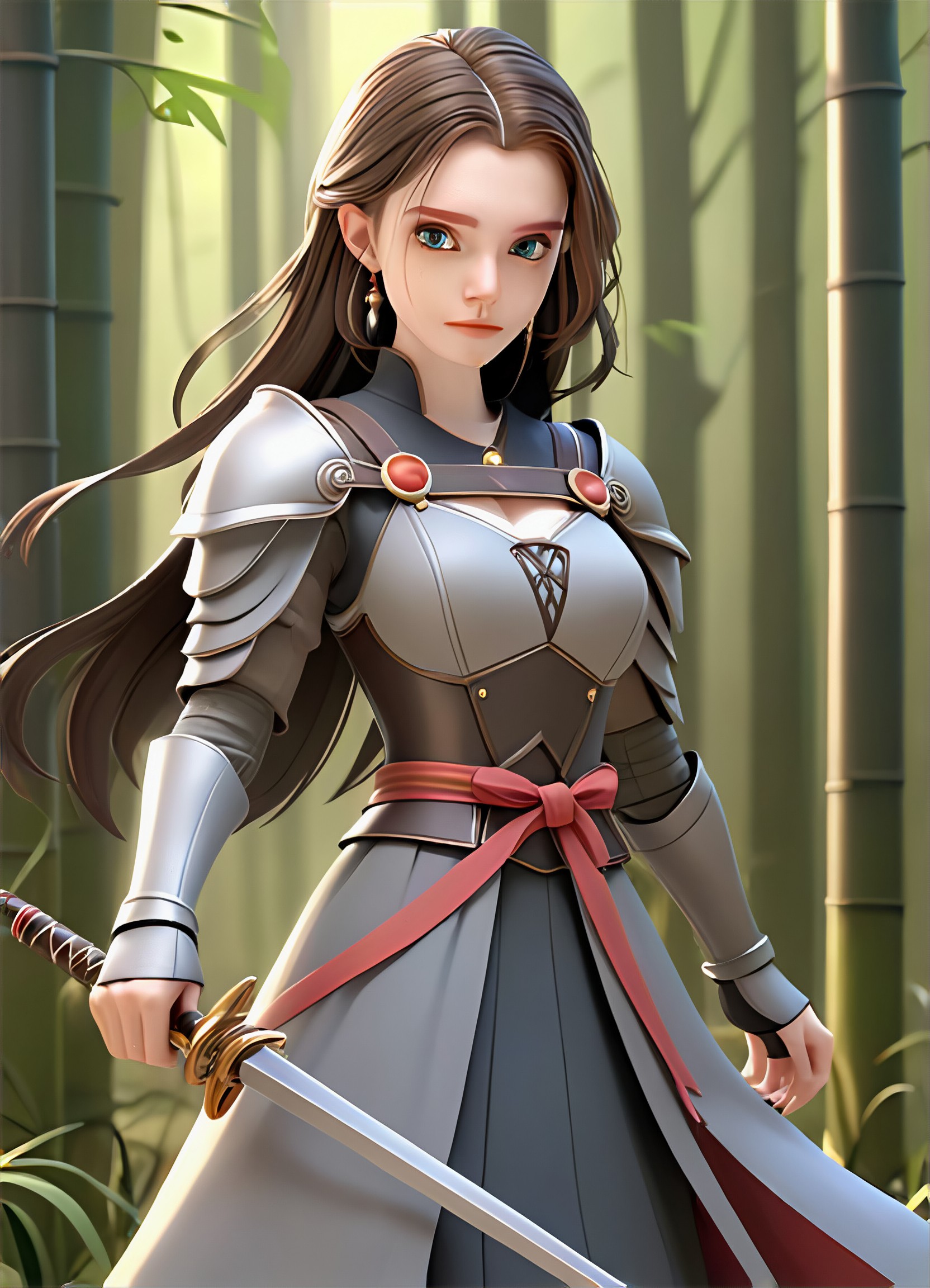 Handsome female warrior guest image