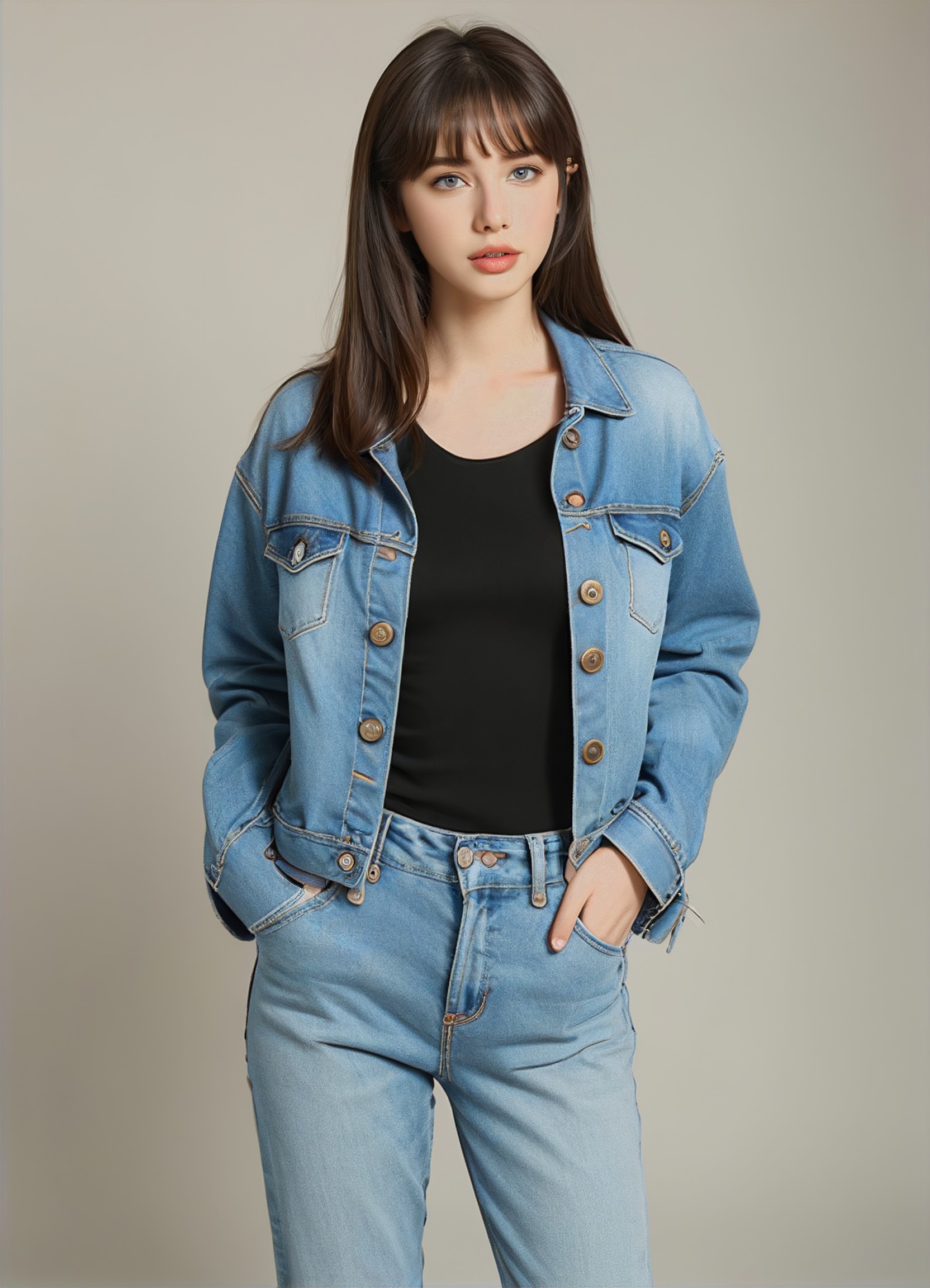 a1.art-generated Denim Jacket image