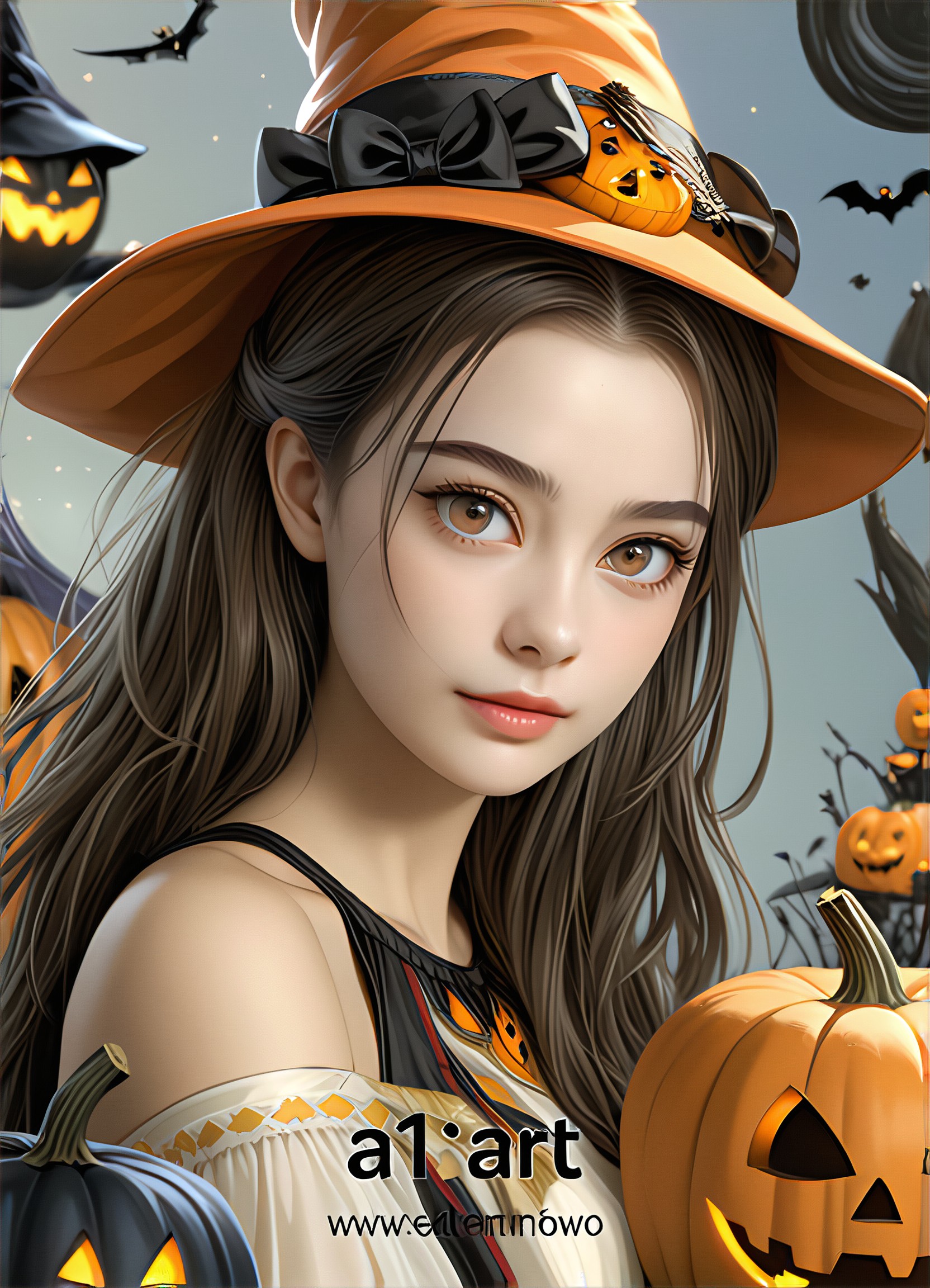 a1.art-generated Halloween Decorations image