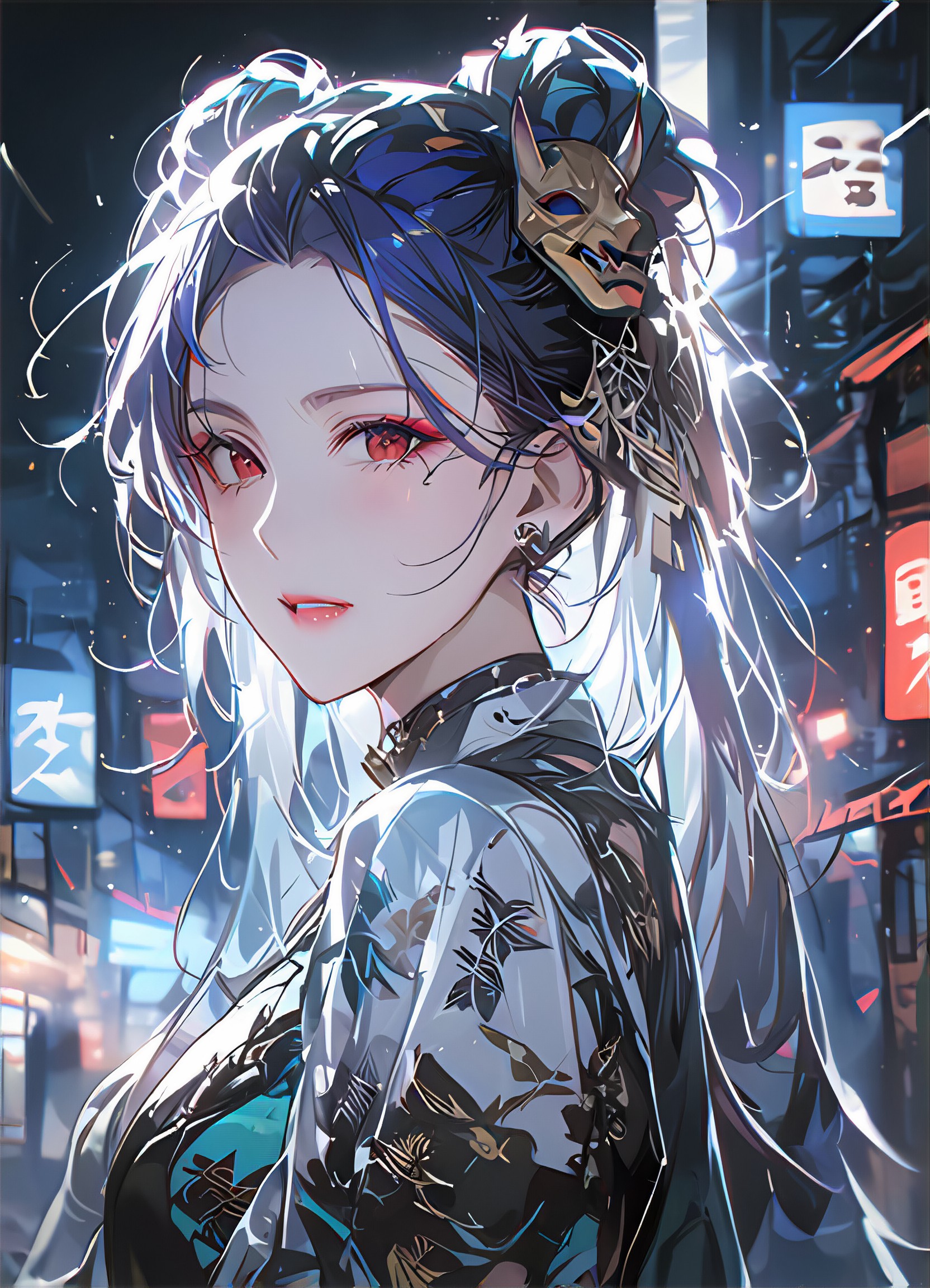 Cyber Chinese style girl image