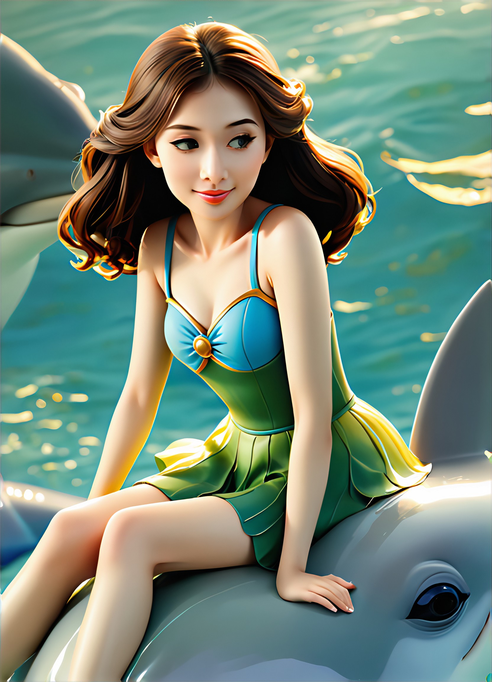 a1.art-generated Dolphin image