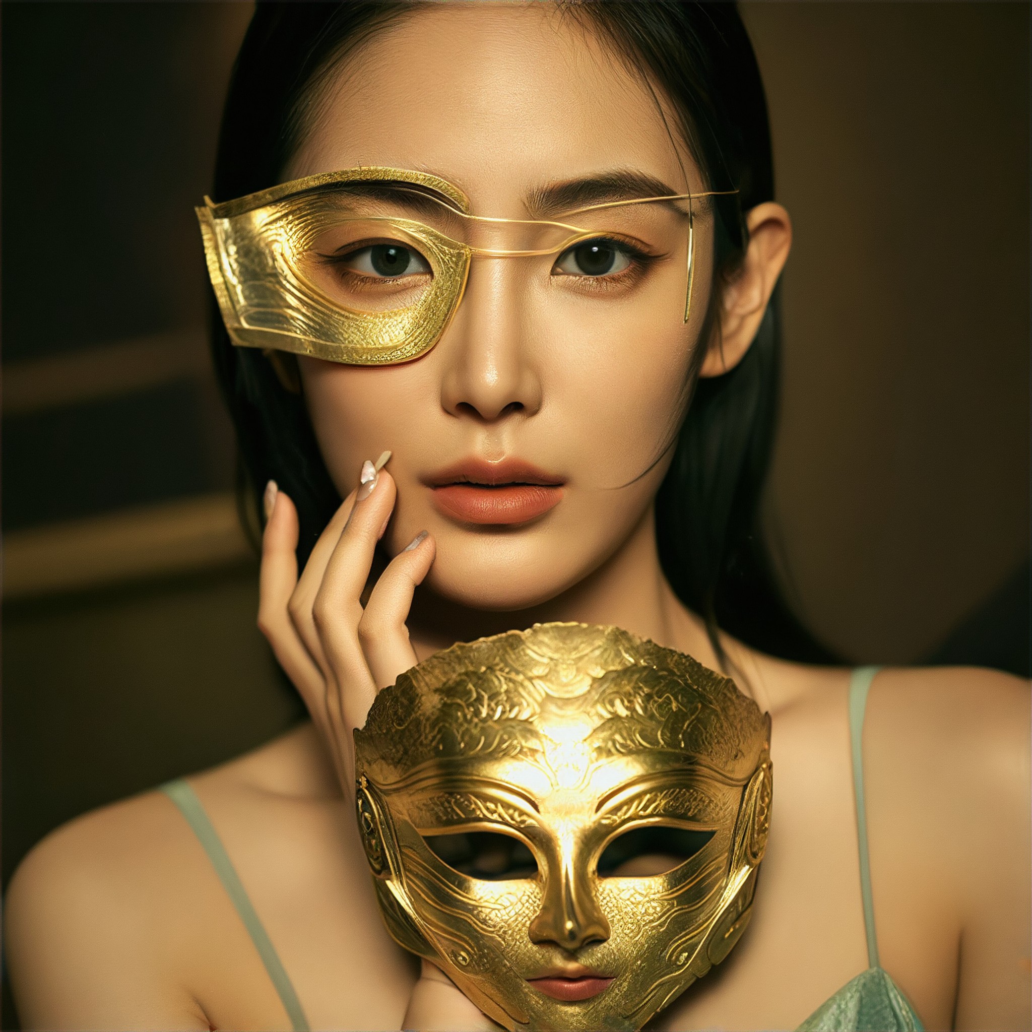 Wear Chinese style gold noodles 2 image