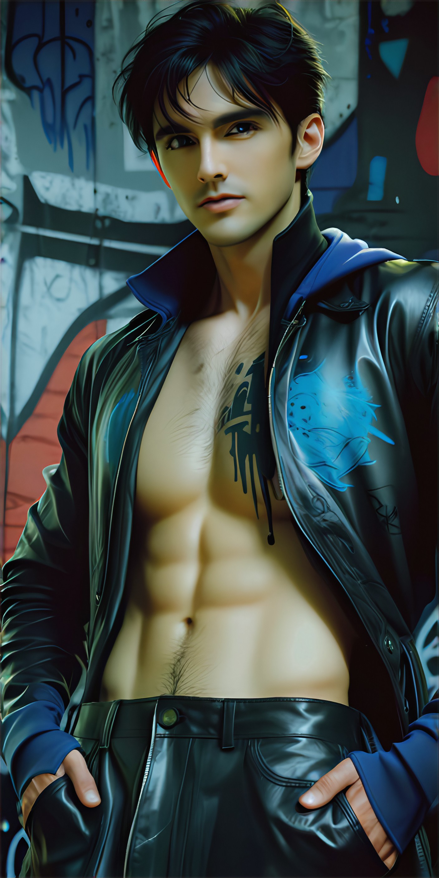 a1.art-generated Denim Jacket image