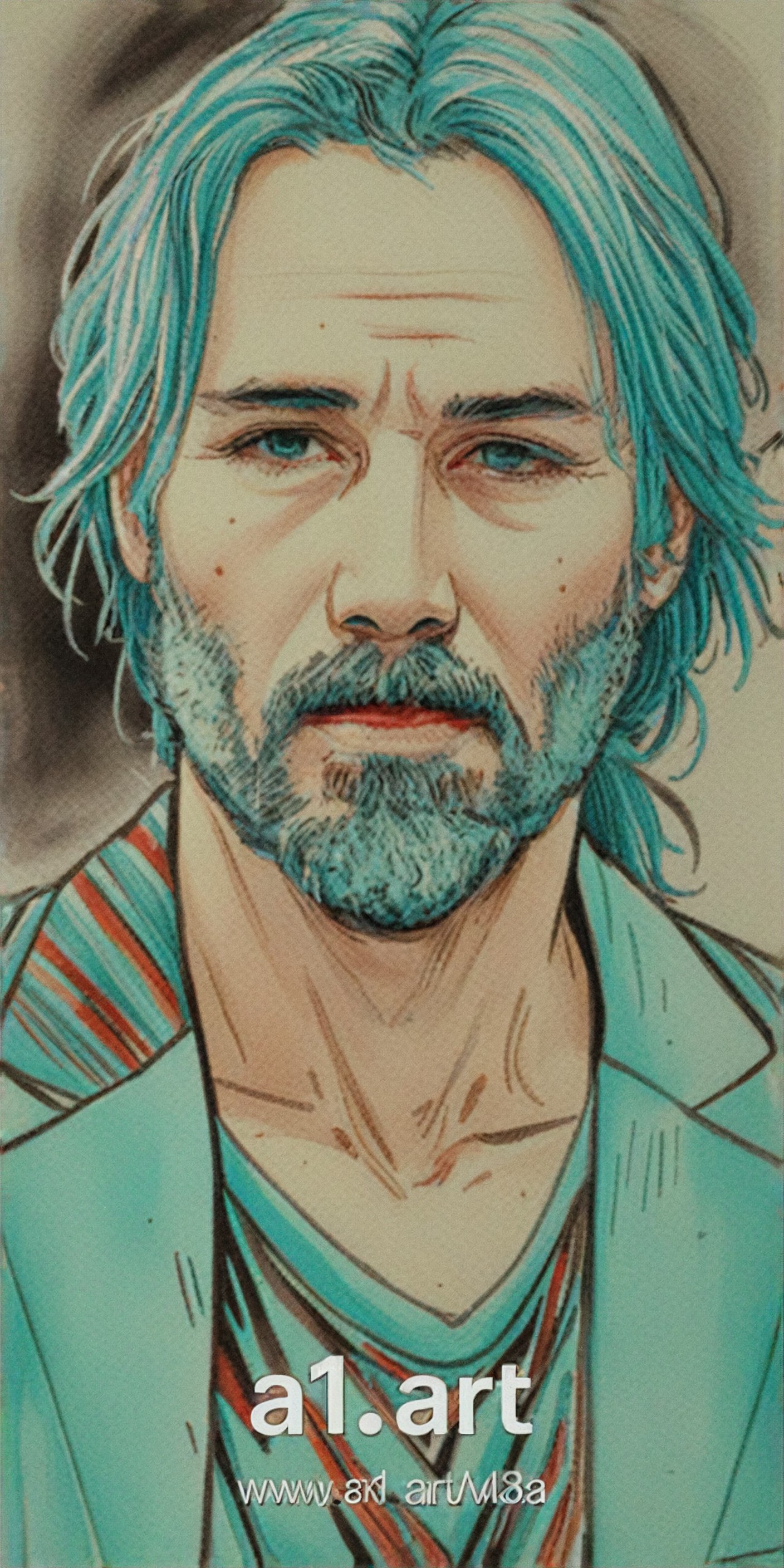 Coloring the draft (fork) image