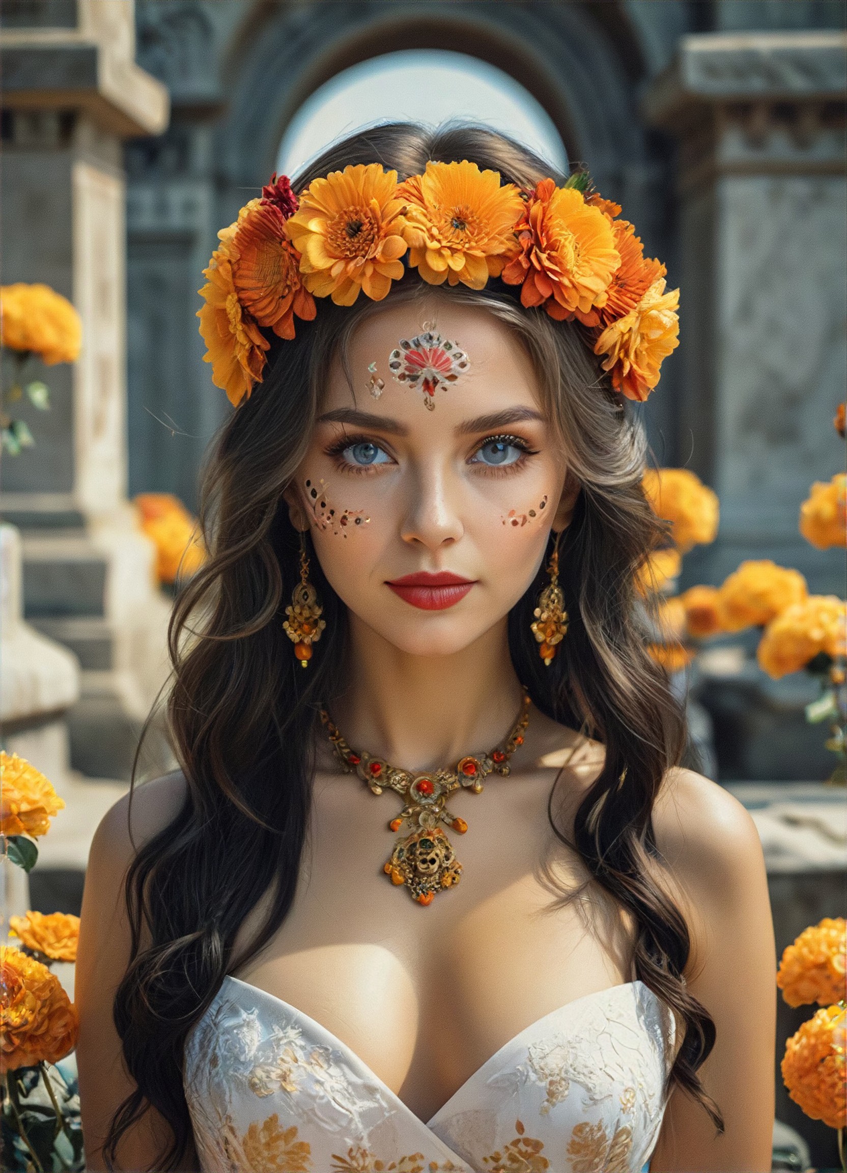 a1.art-generated Marigold Garlands image