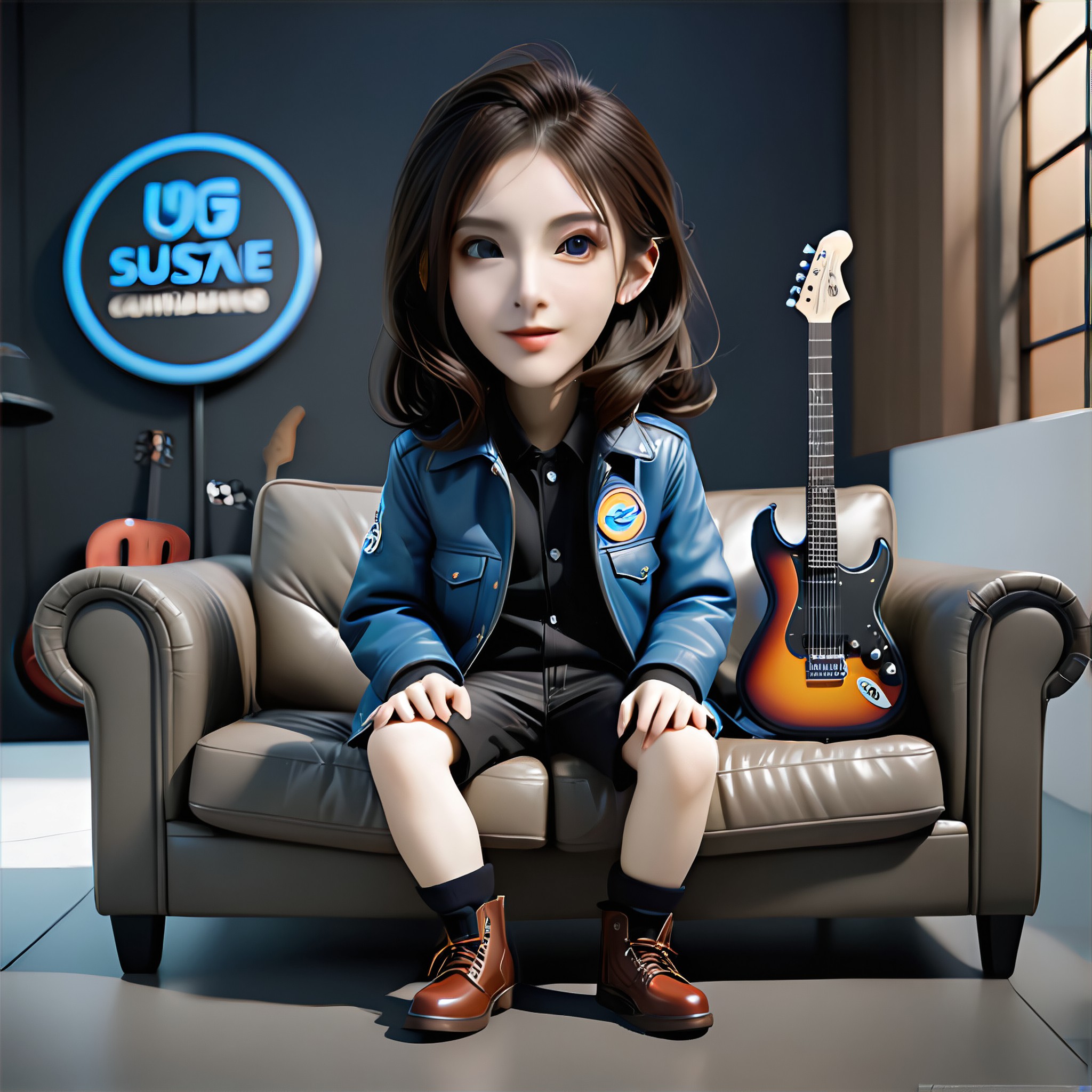 a1.art-generated Guitar image