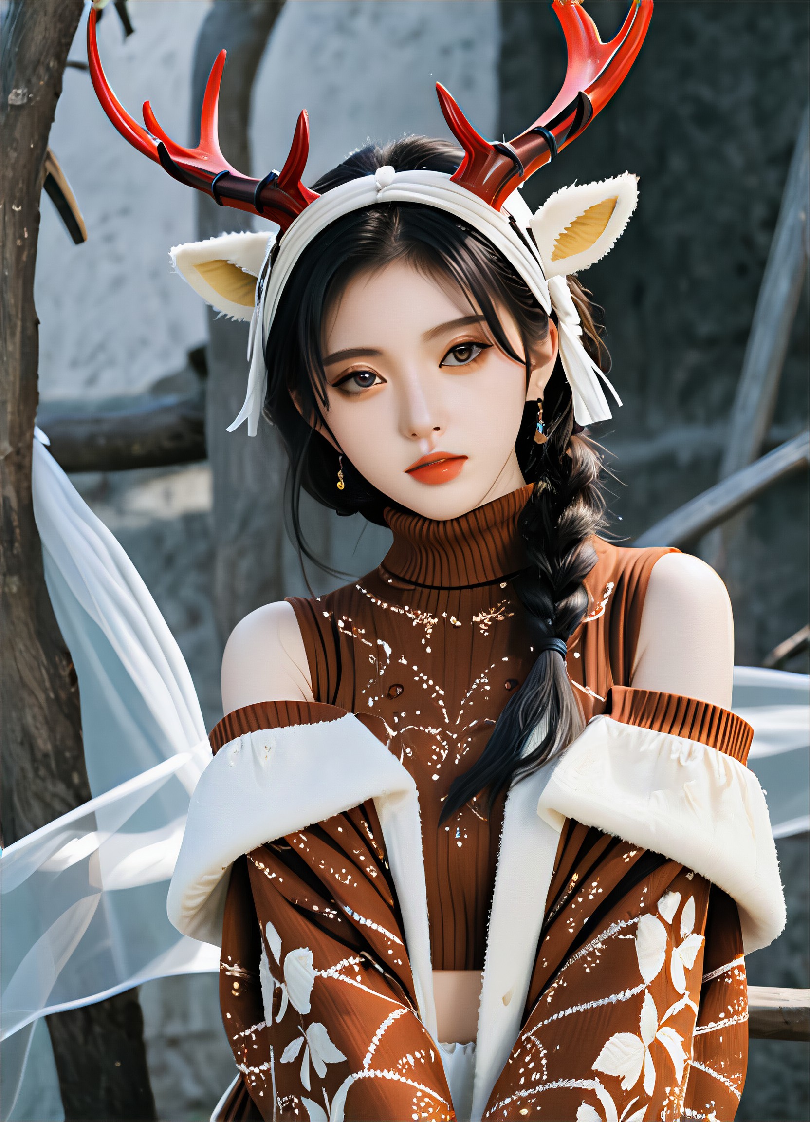 Silly little deer image