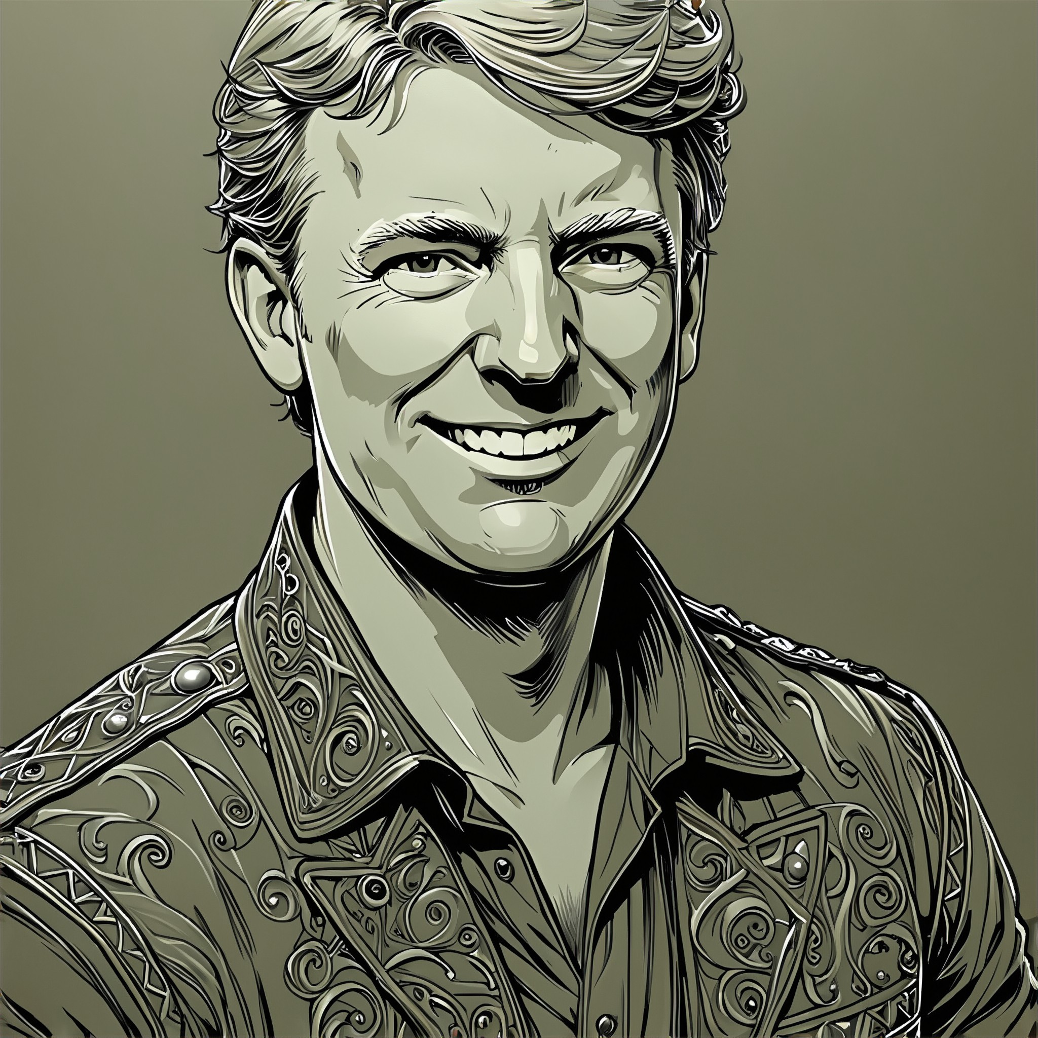 Black and white comic image