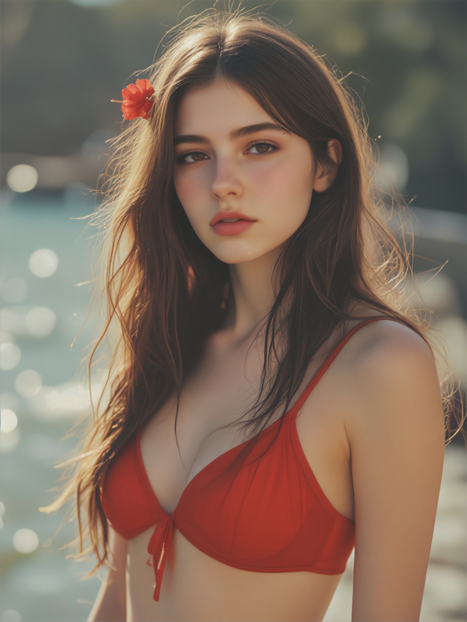 Woman in bikini  image