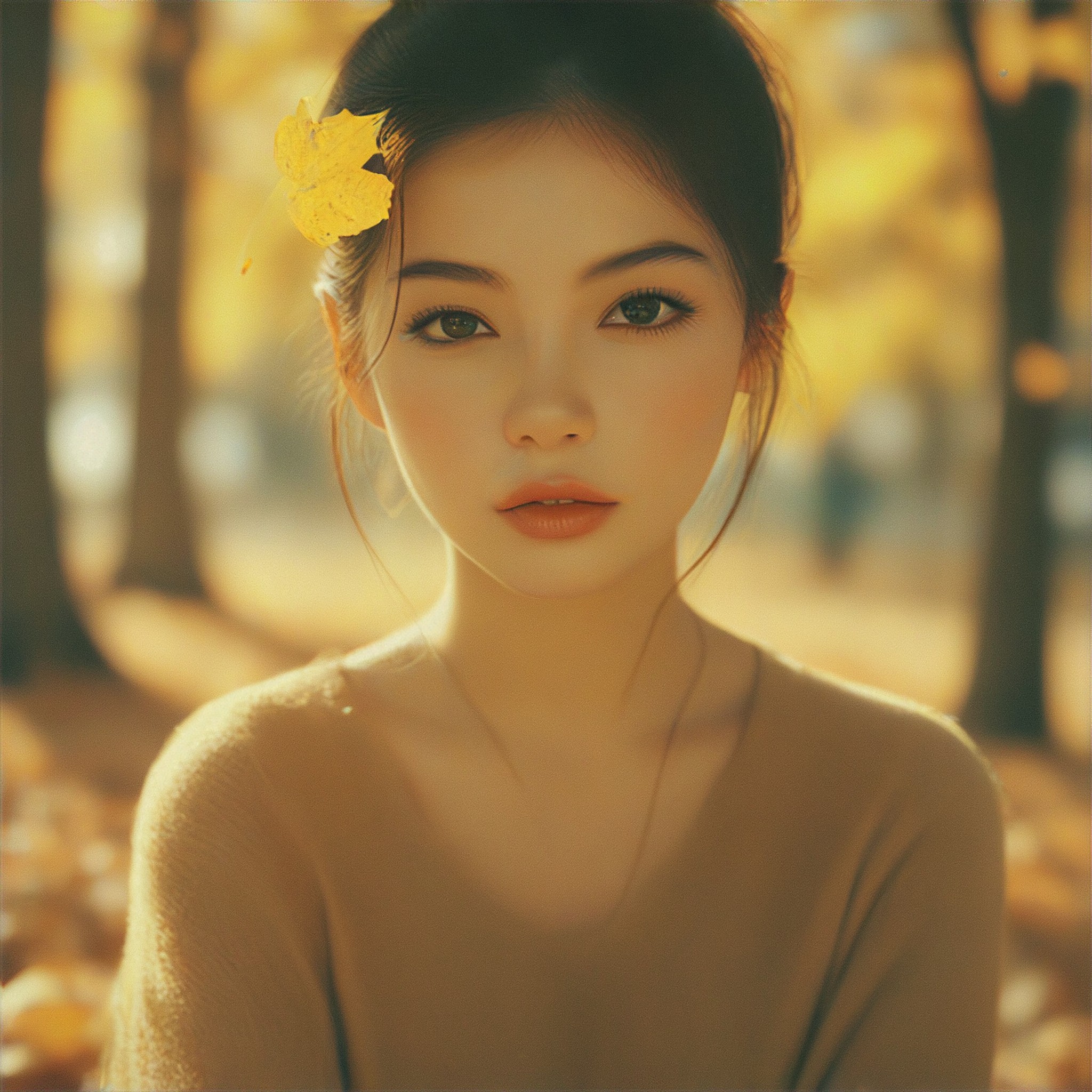 One click entry into autumn image