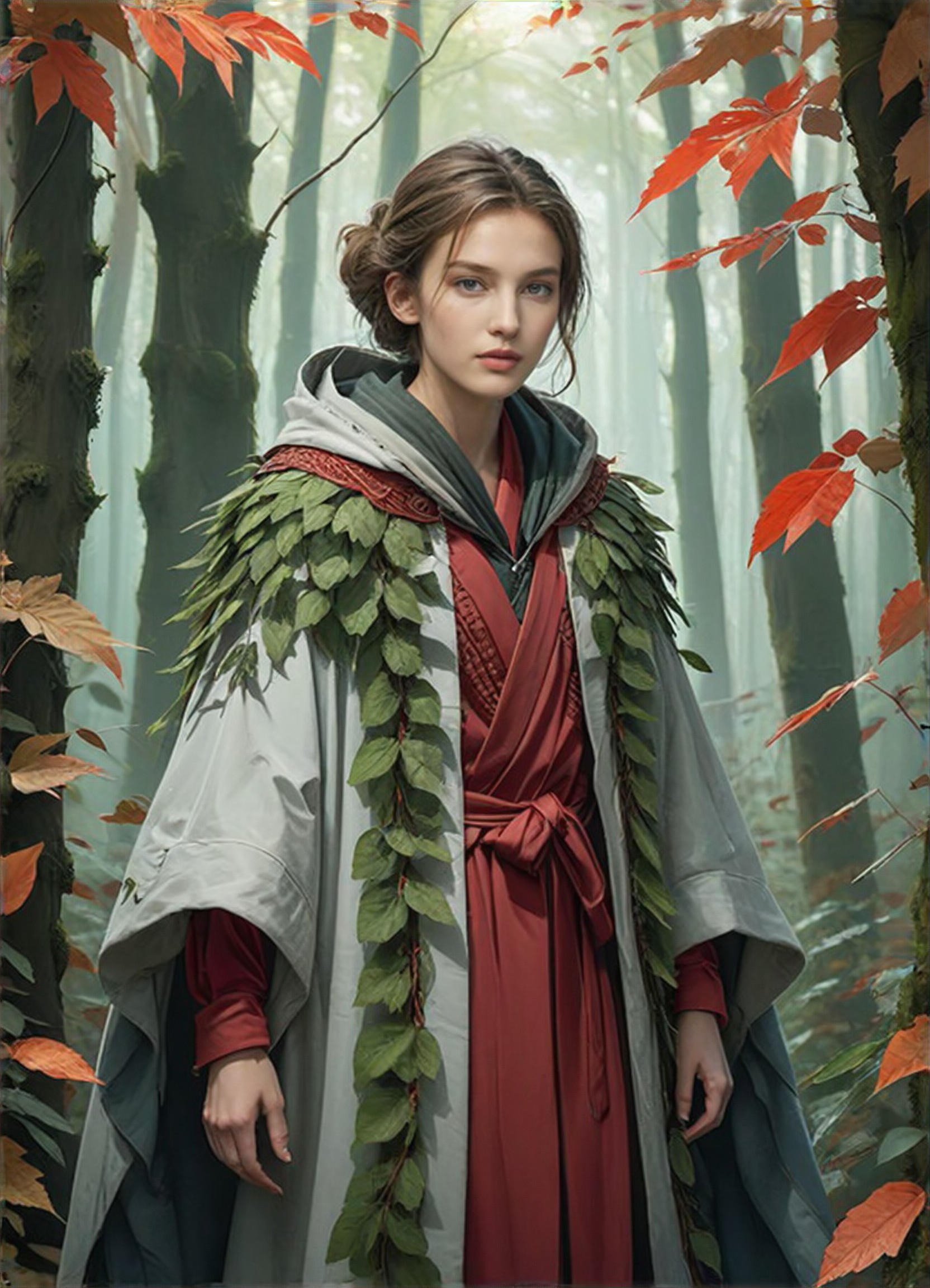 The girl in the jungle image