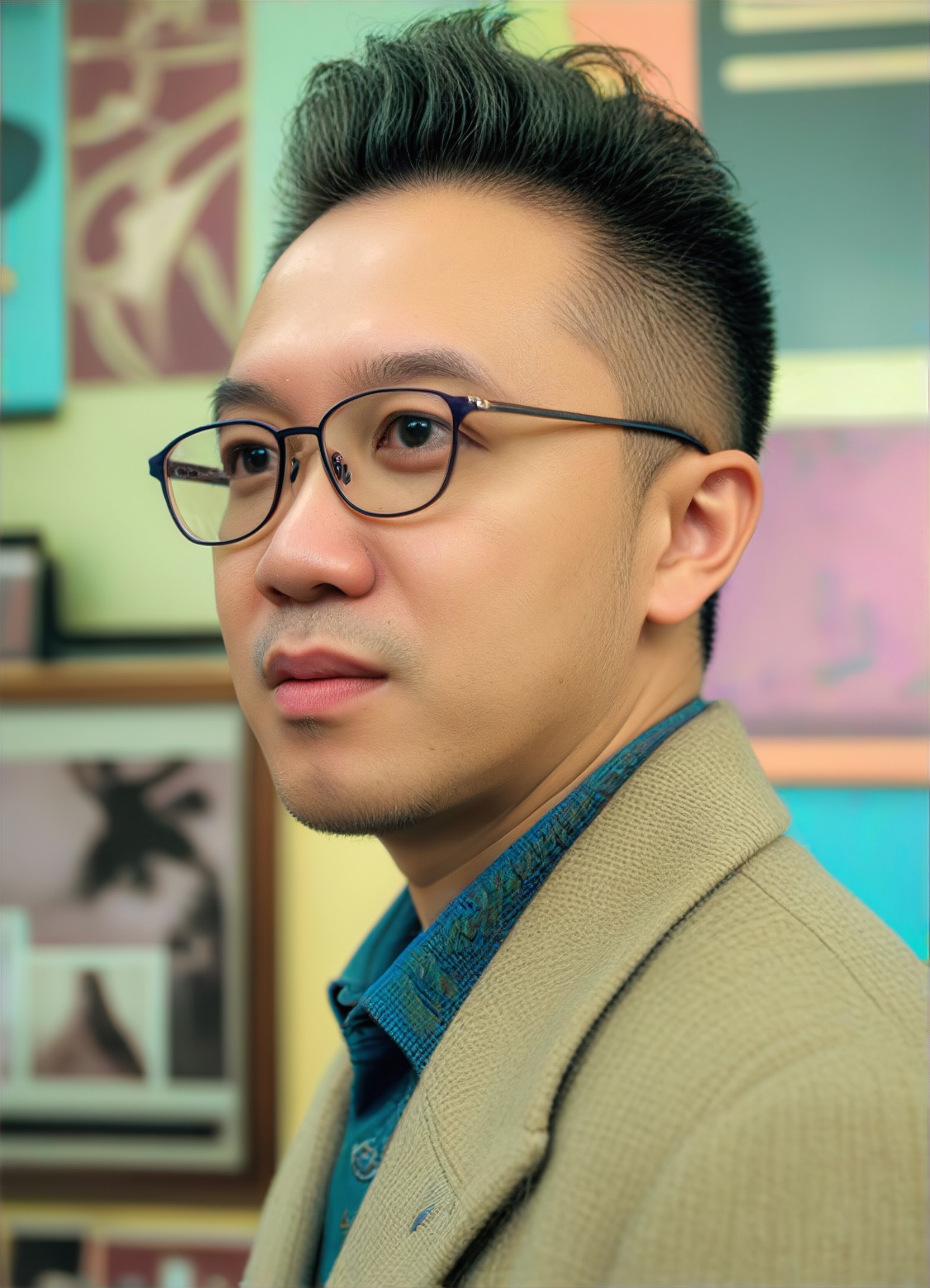 Gentleman's face image