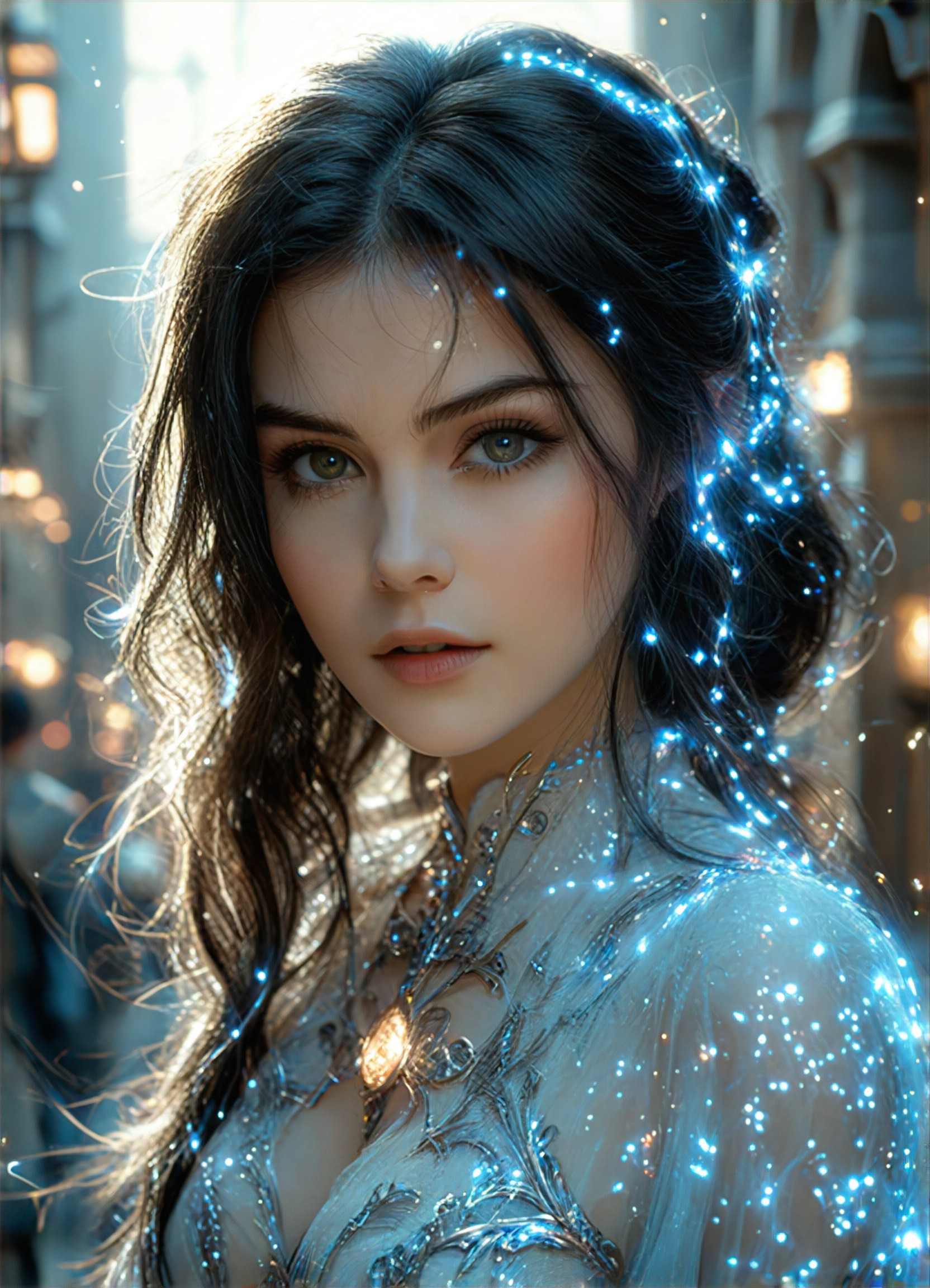 Cold and gorgeous beauty image