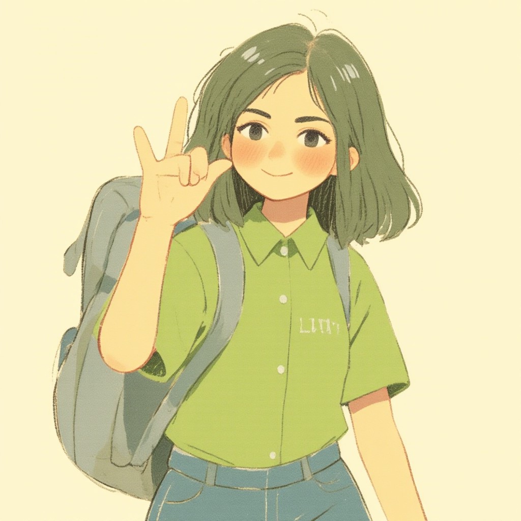 Cute crayon