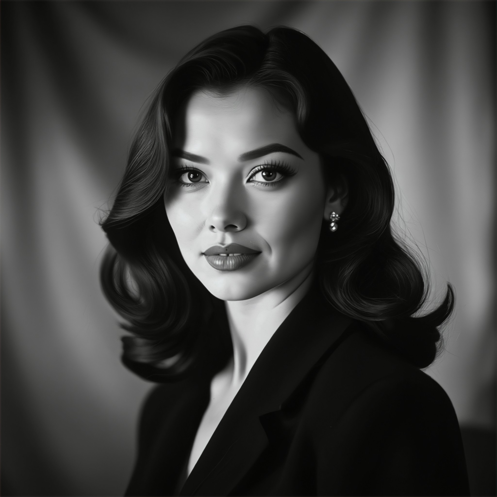 Upload photos and become a character in 1950s black movies image