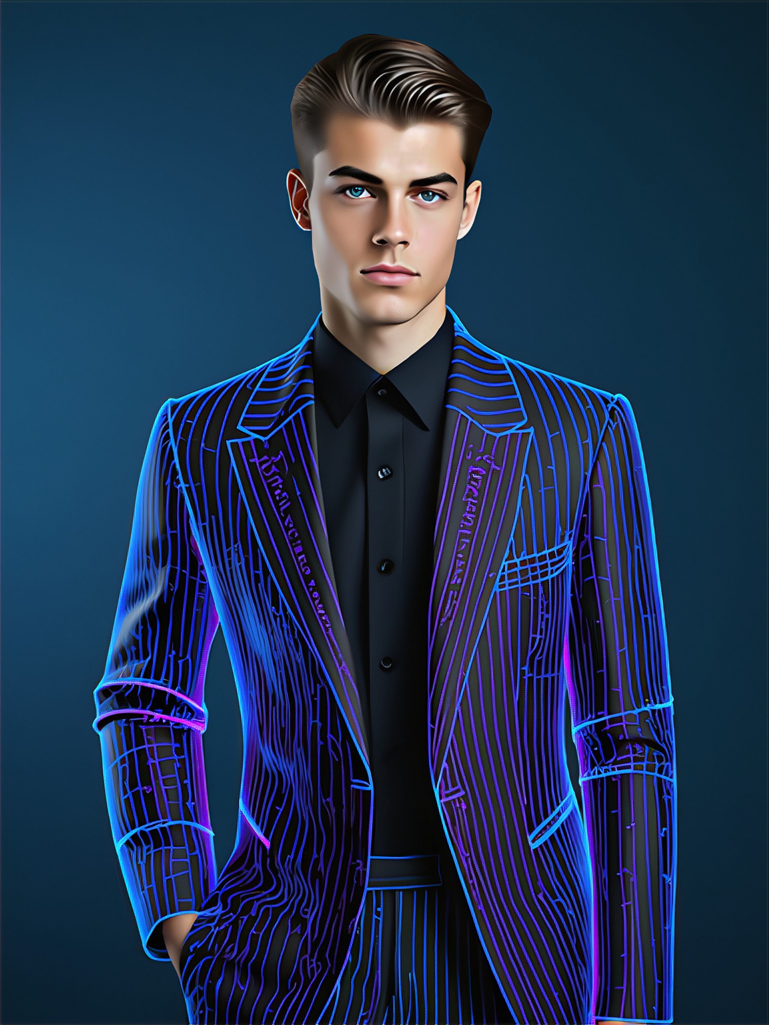 a1.art-generated Futuristic Fashion image