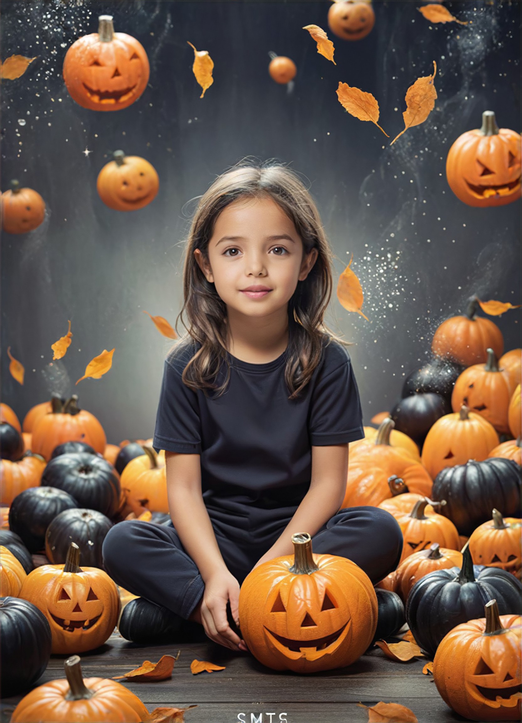 a1.art-generated Pumpkin Lamp image
