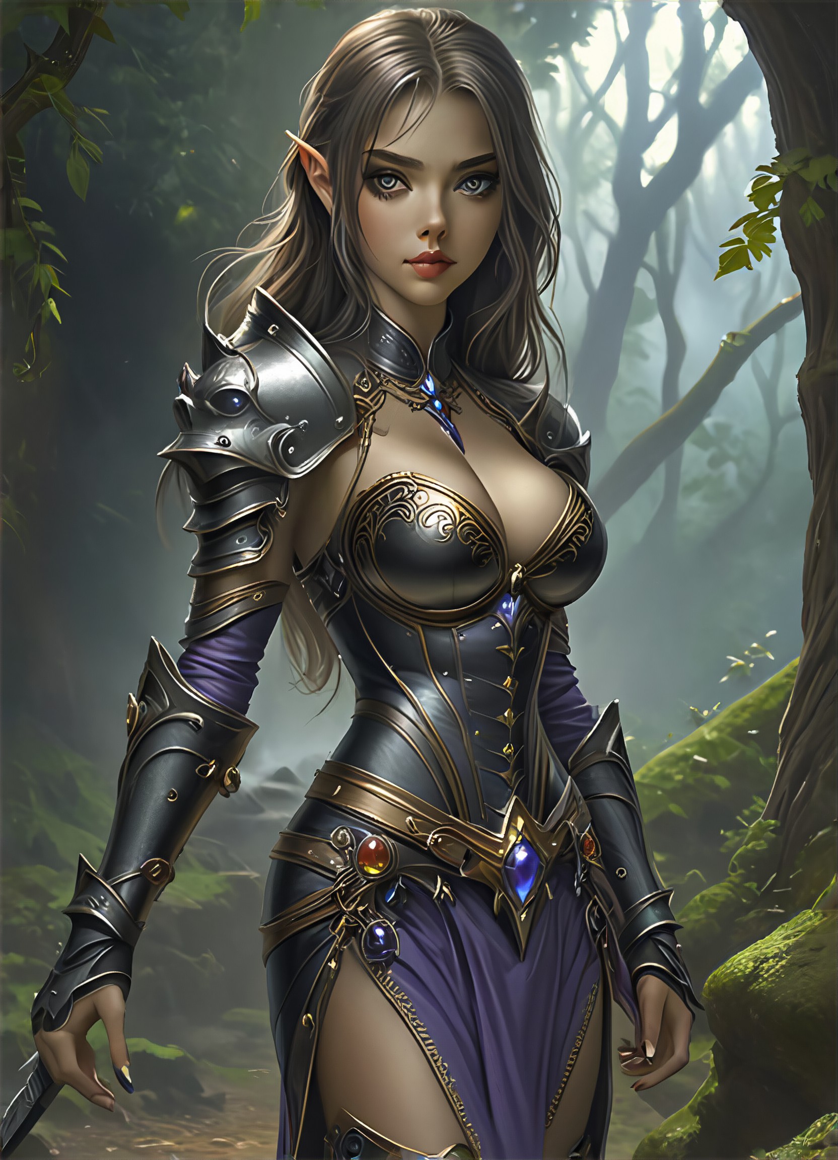 The Elf Knight in the Forest image