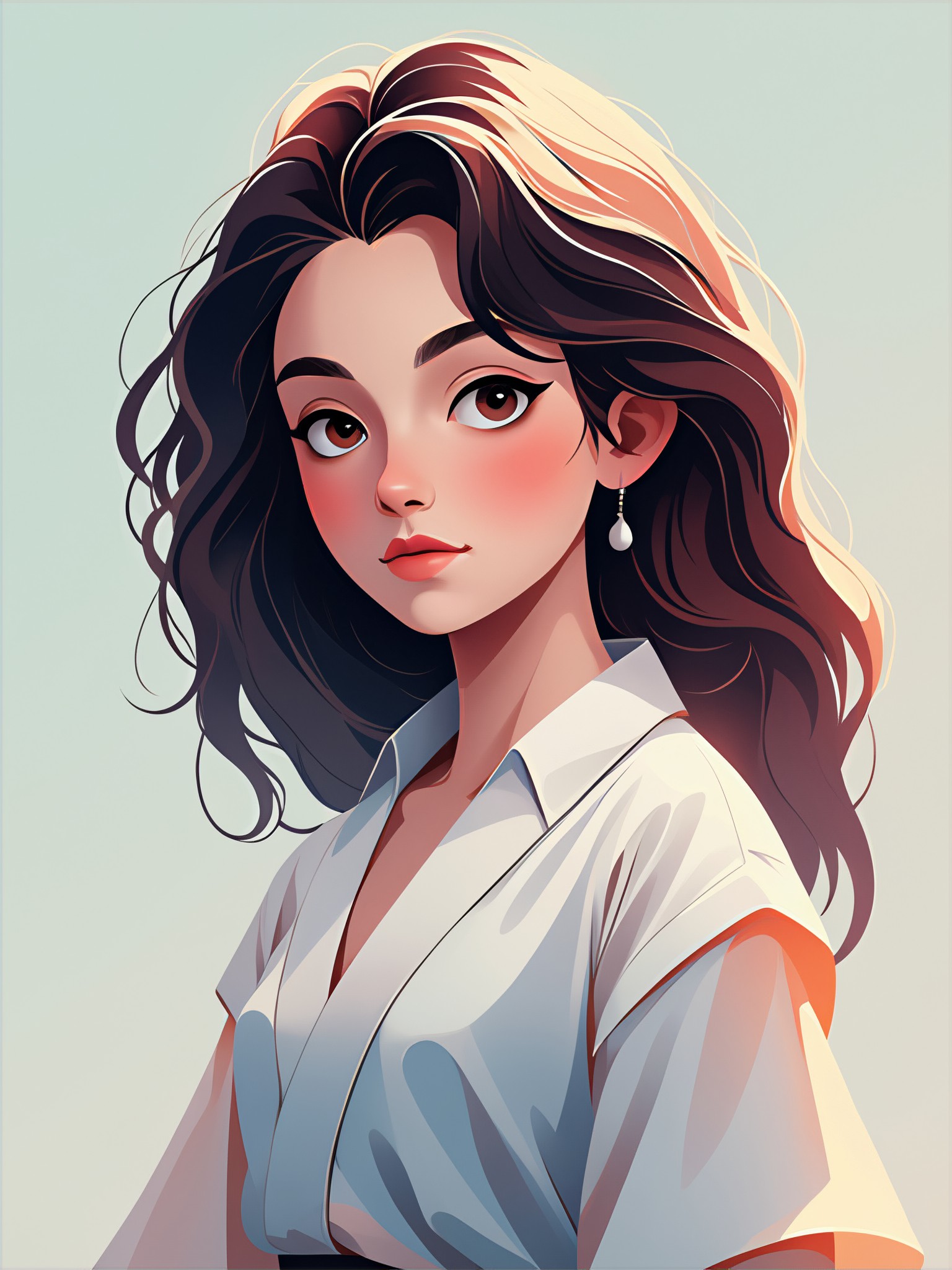 a1.art-generated Light Colored Shirt image
