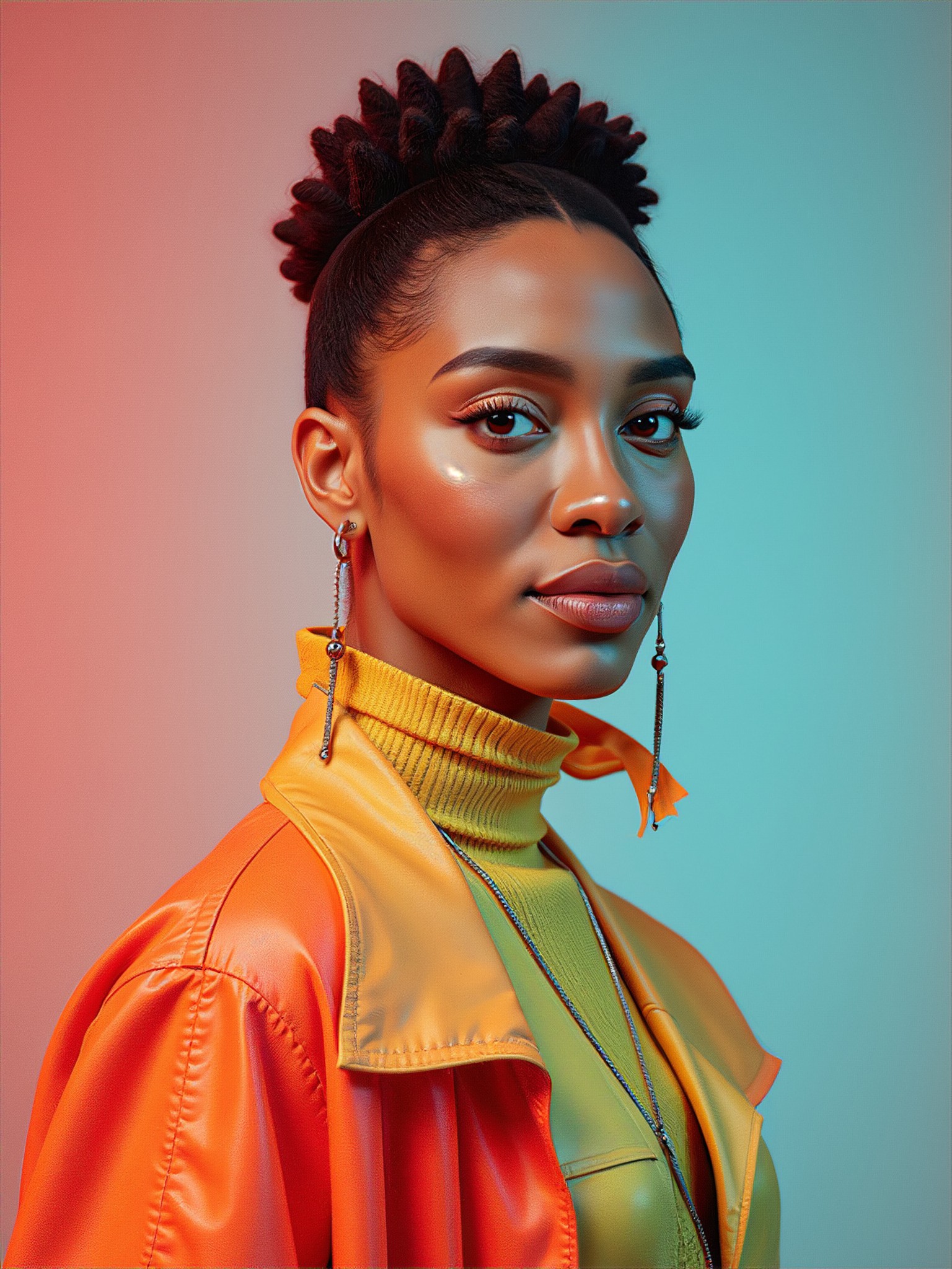 Color retro style photography image