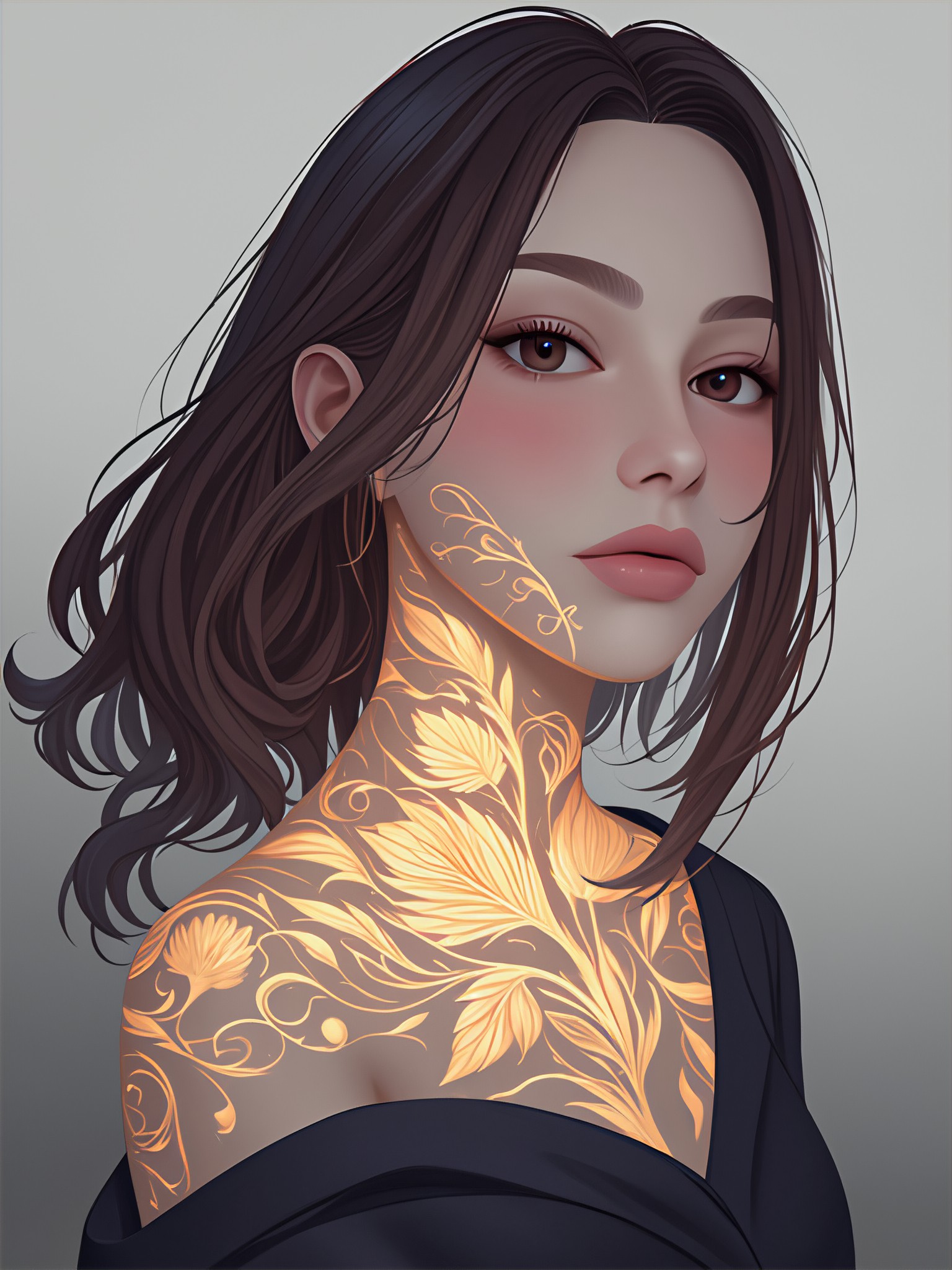 a1.art-generated Floating Puzzle Pieces image
