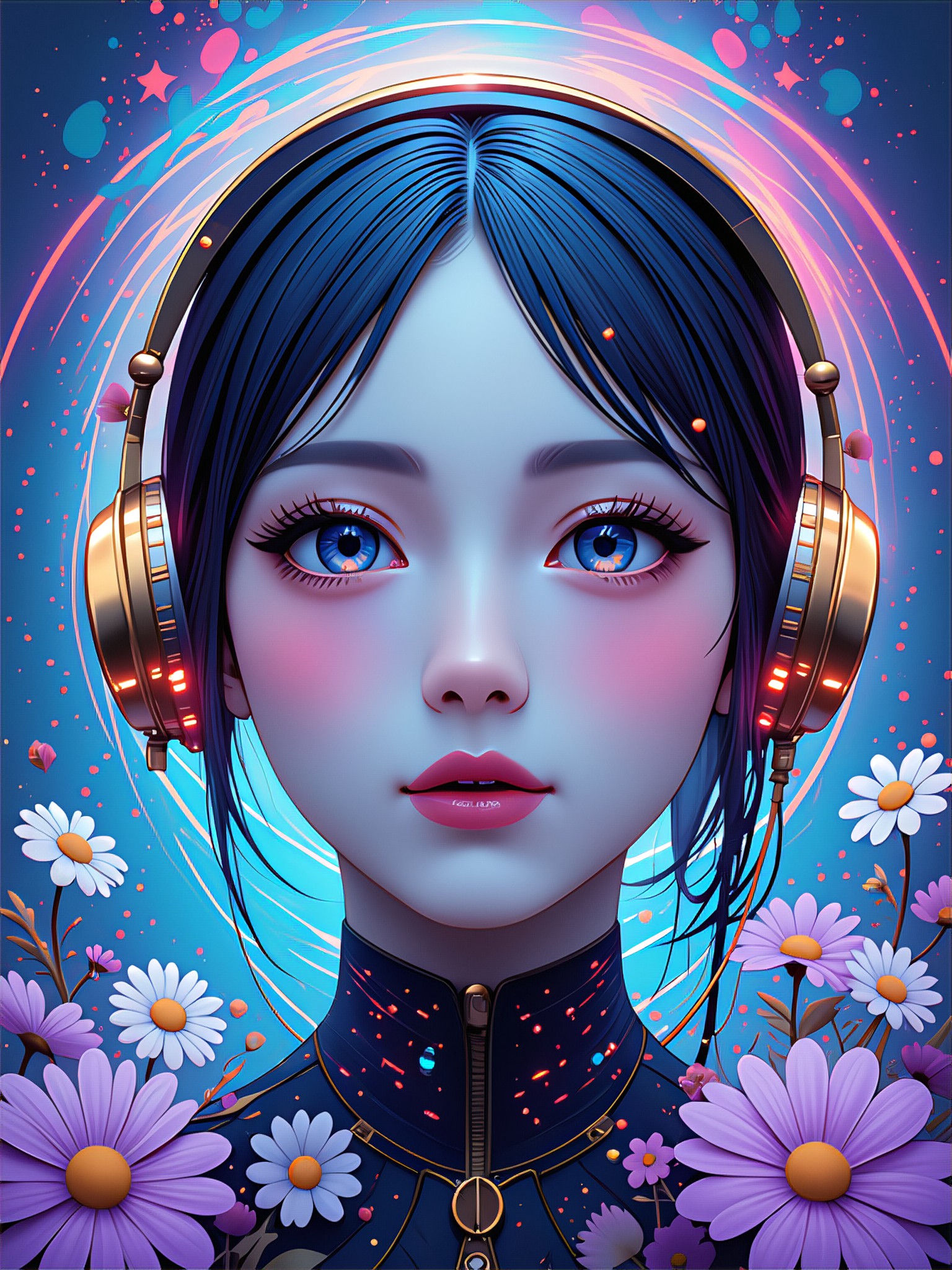 a1.art-generated Daisy Flower Crown image
