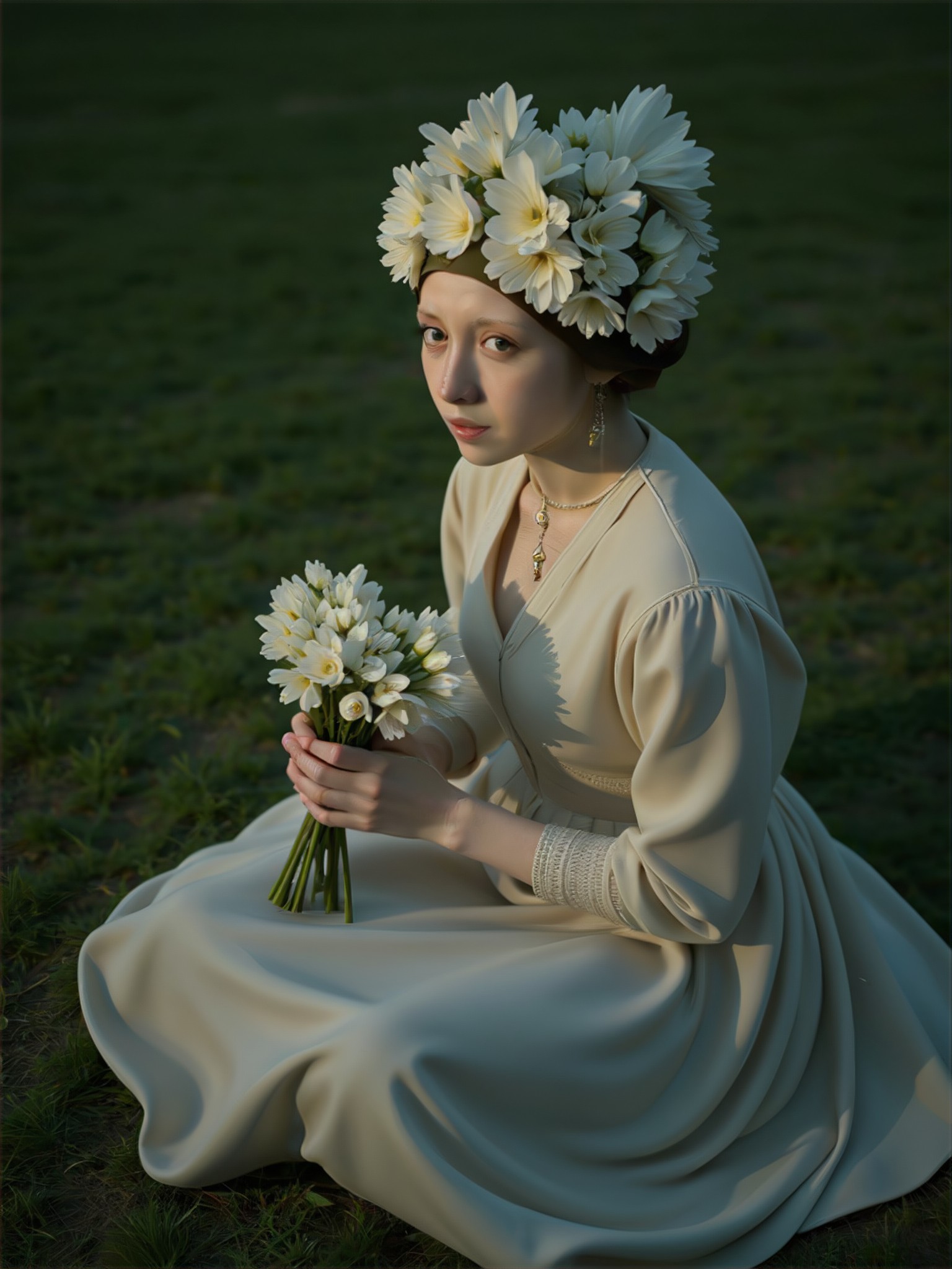 Flower Field Art Photo image