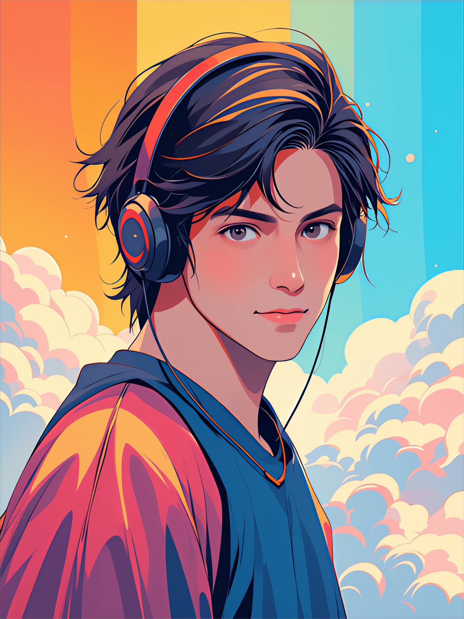 AI Six Characters art generator