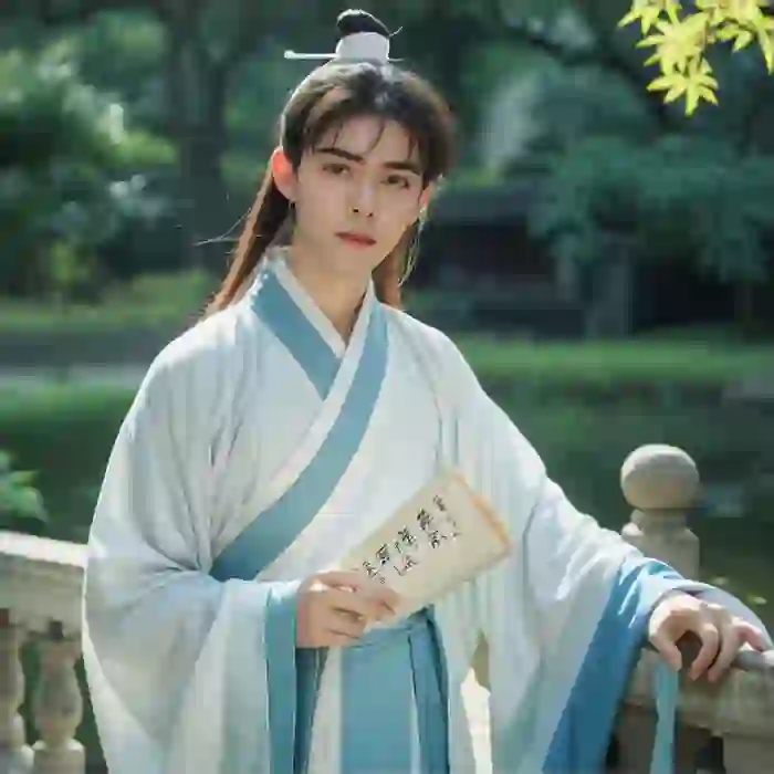 a1.art-generated Red Hanfu image