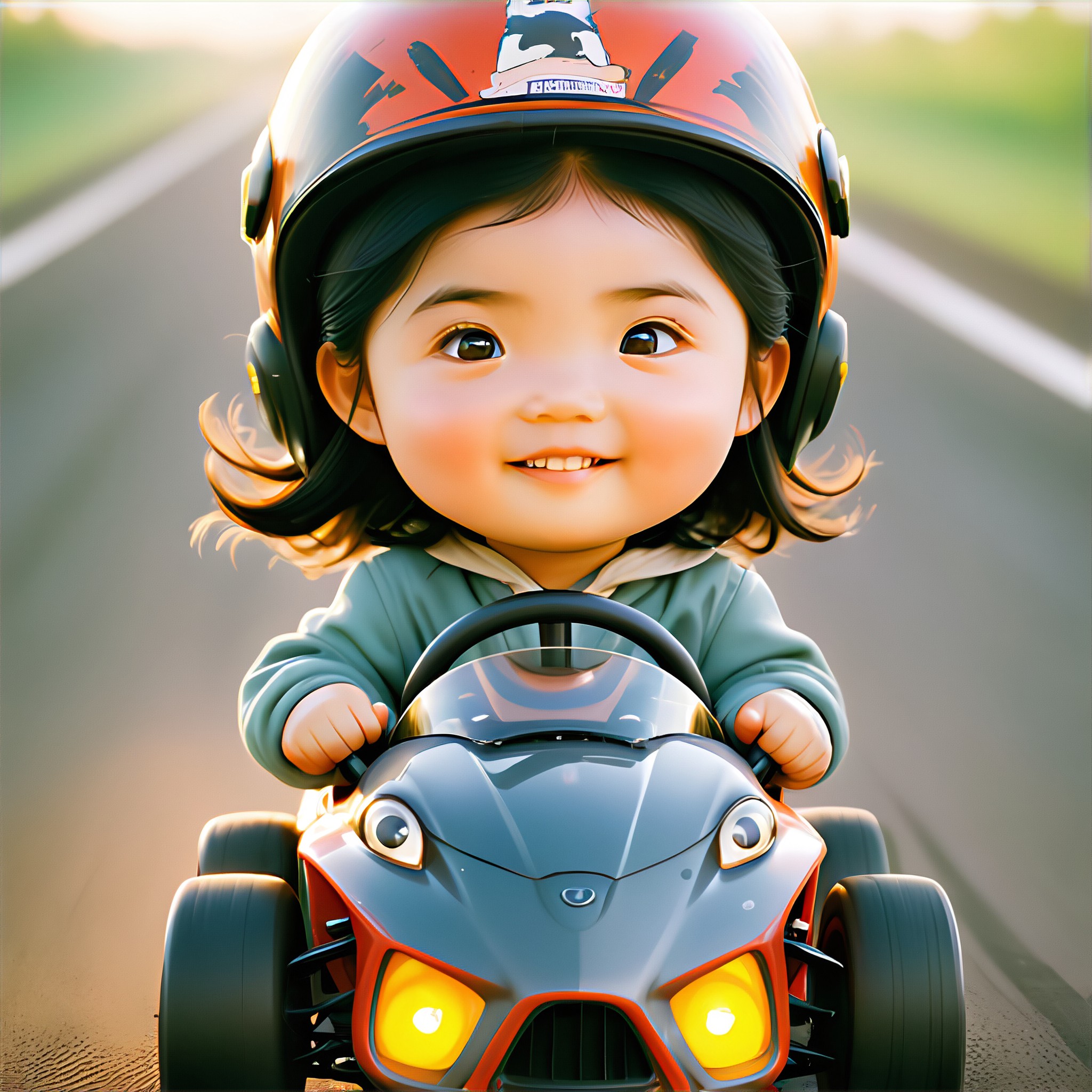 Cute go kart image